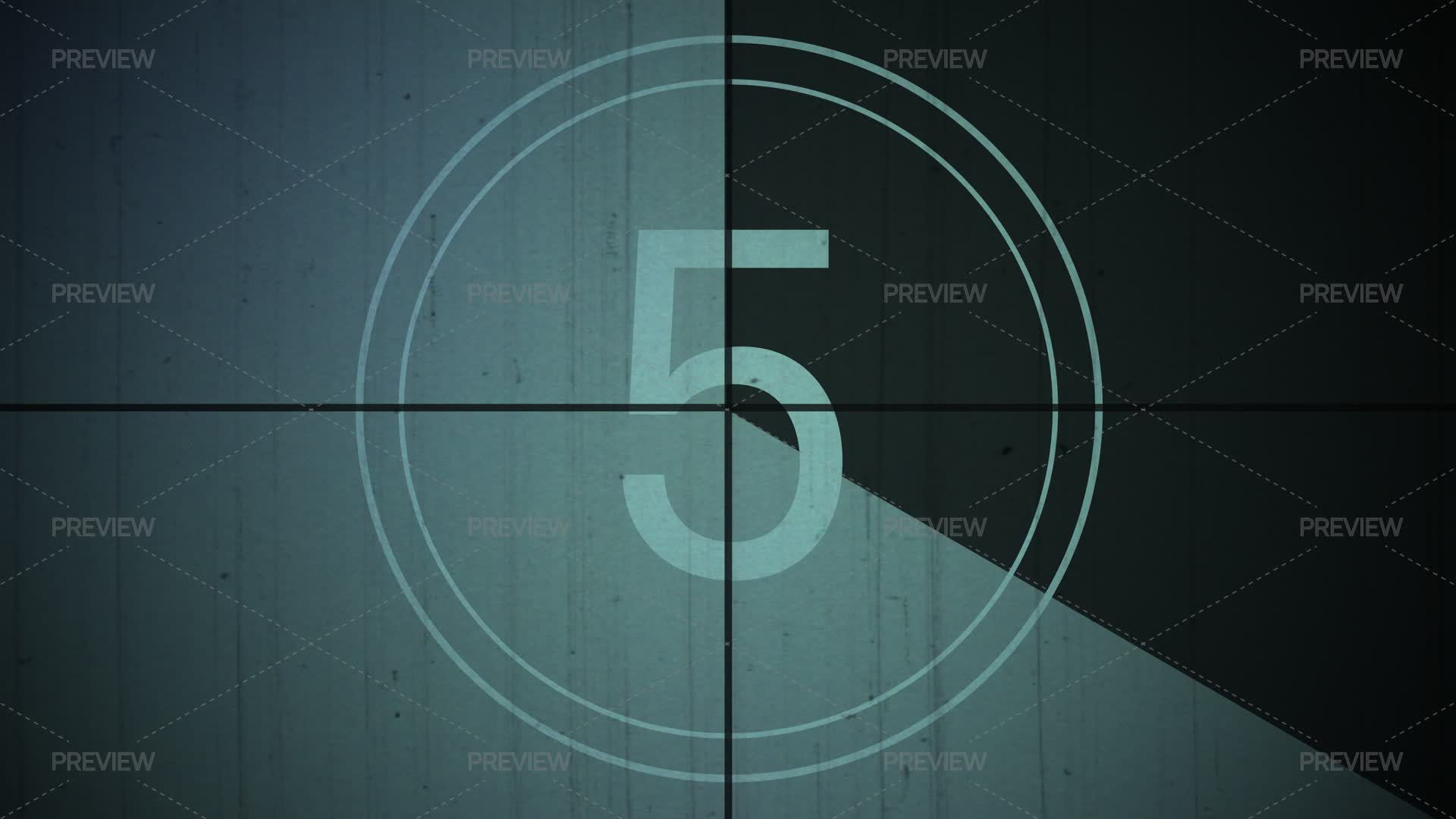 Five Countdown Visual Film Vintage Countdown Number Five by Bonandbon - Stock Photos | Motion ...