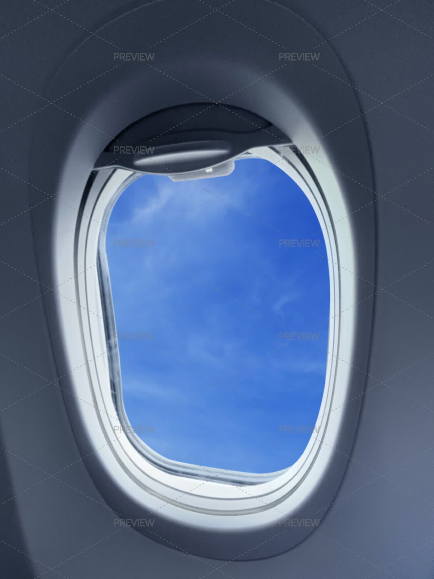 Plane Window View Rba Sky View Through An Airplane Window by Photobeps - Stock Photos ...