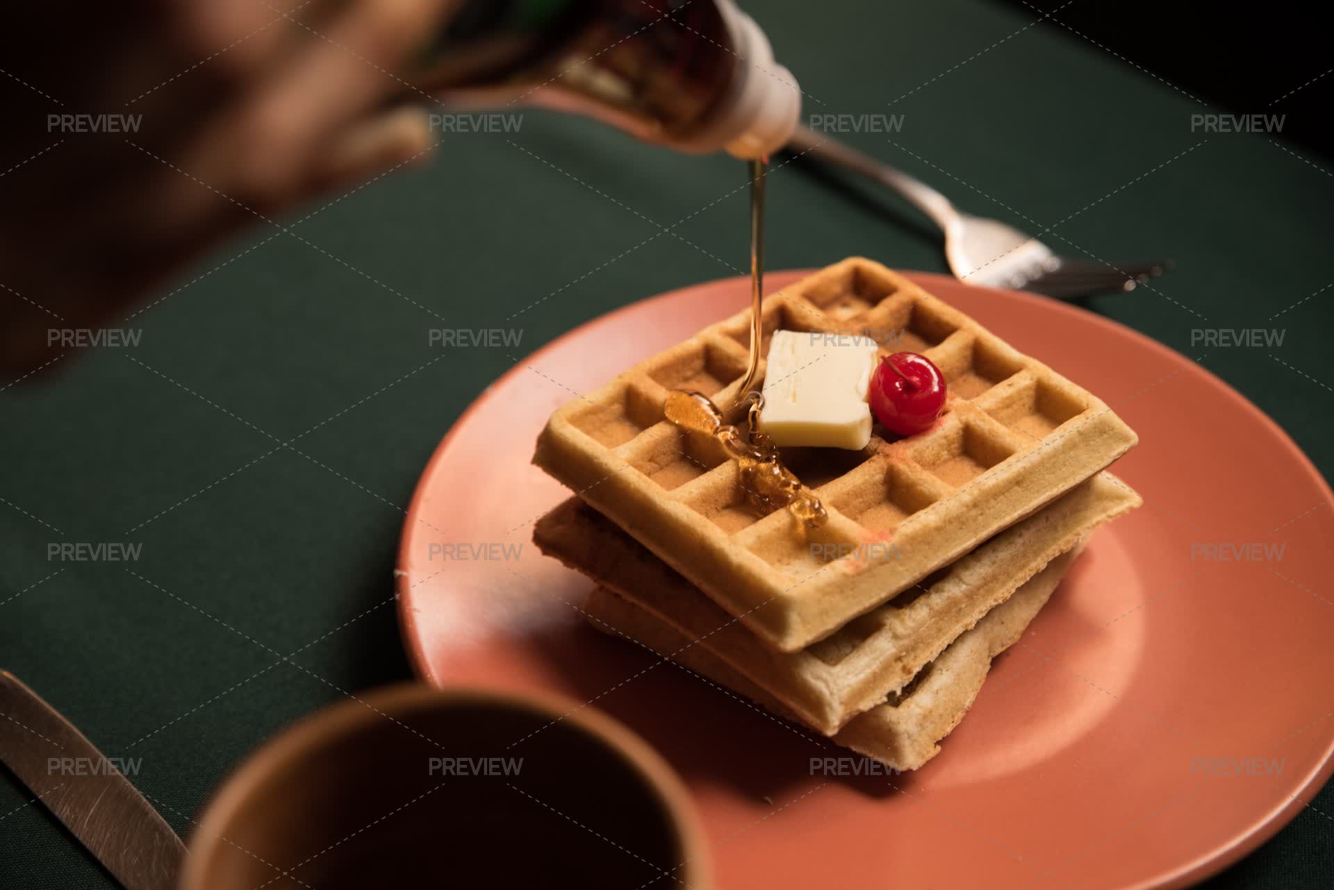 Waffles Array Stack Of Waffles by Capsule - Stock Photos | Motion Array