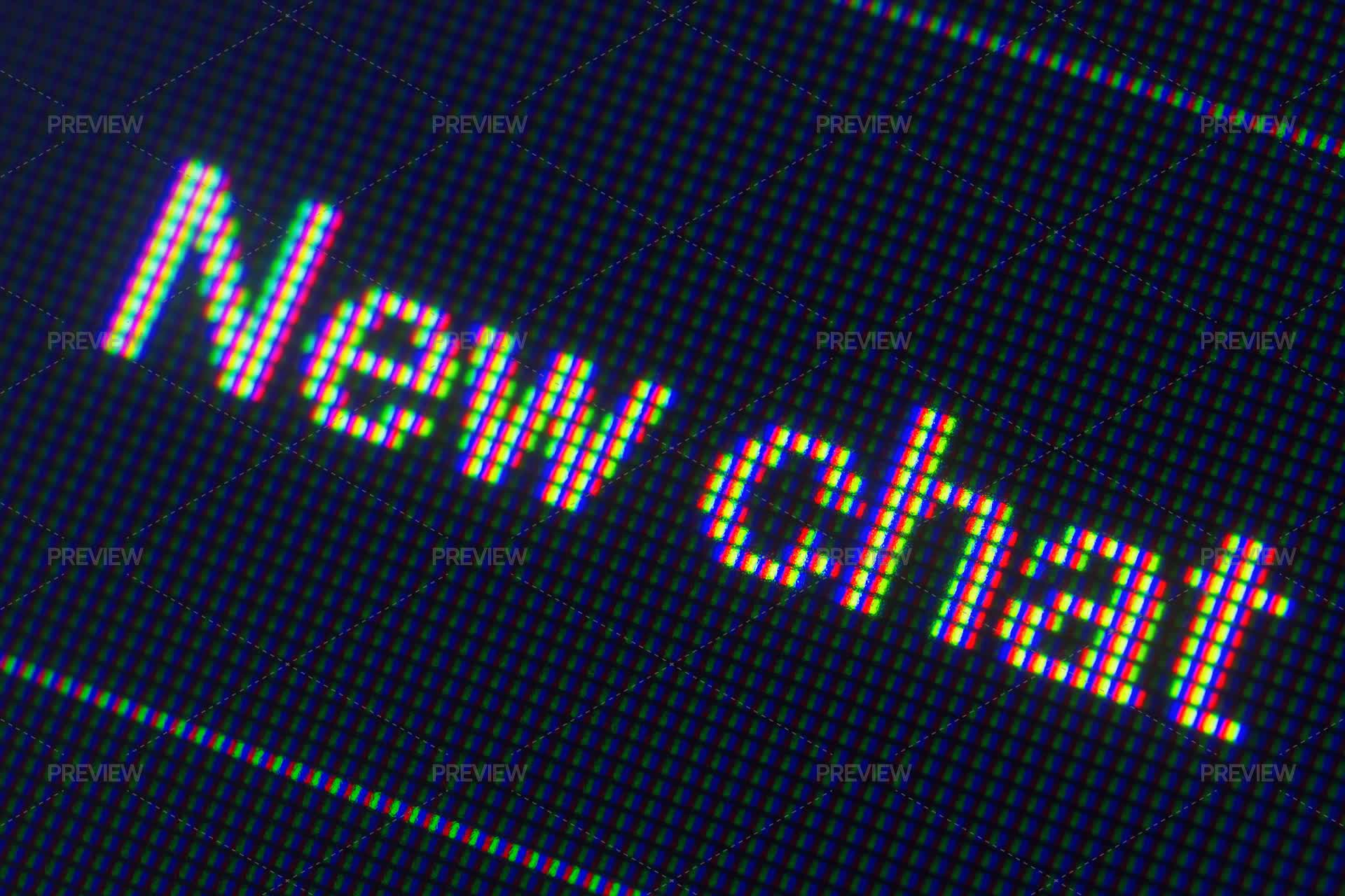 Array Chat New Chat AI Macro Screen - Stock Photos | Motion Array
