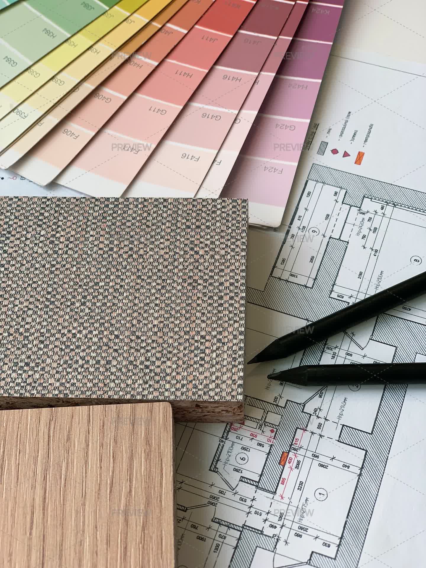 Interior Designer Tools by Alina Kovalova - Stock Photos | Motion Array