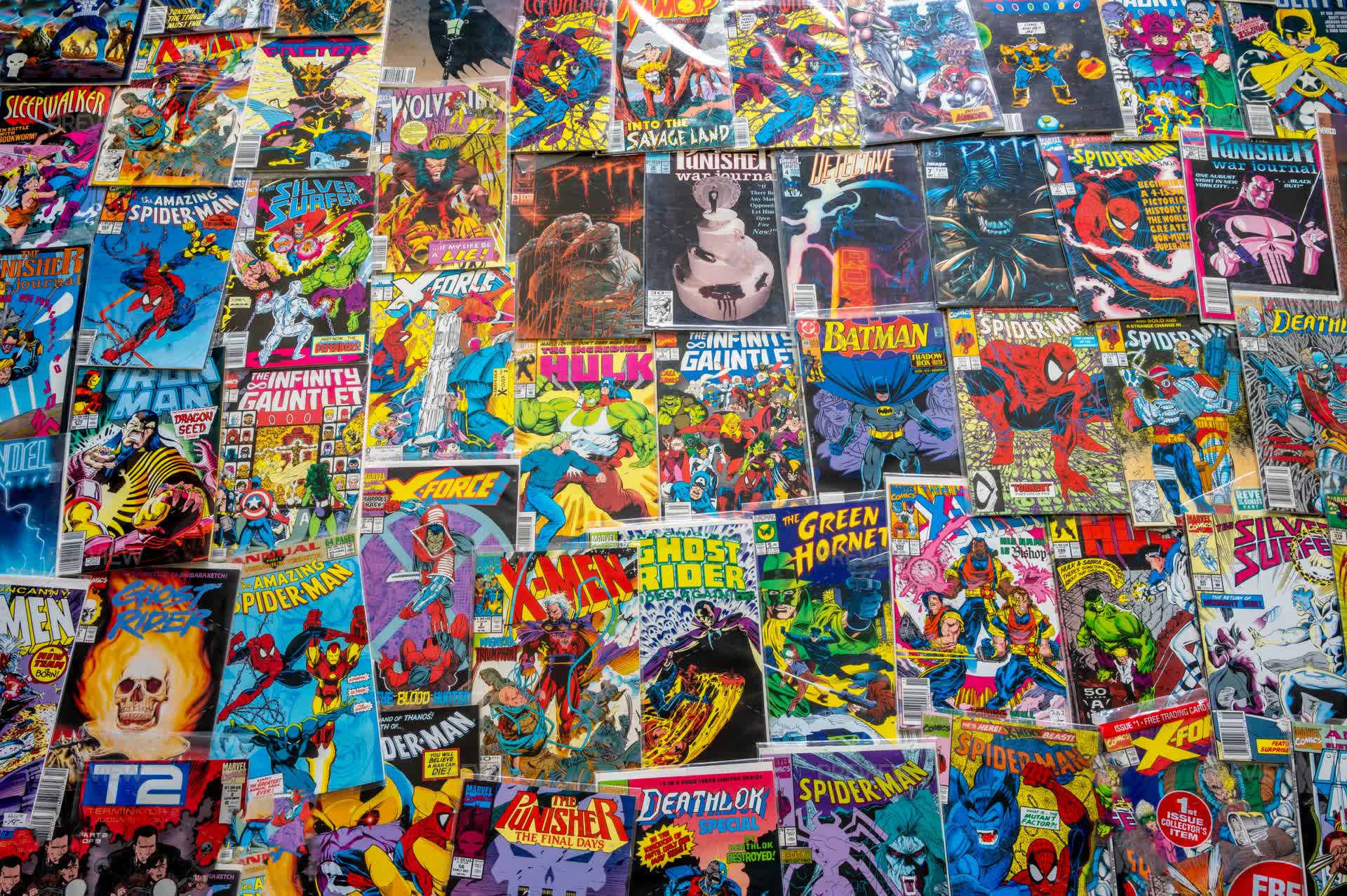 Comic Book Array Large Collection Of Comic Books - Stock Photos | Motion Array