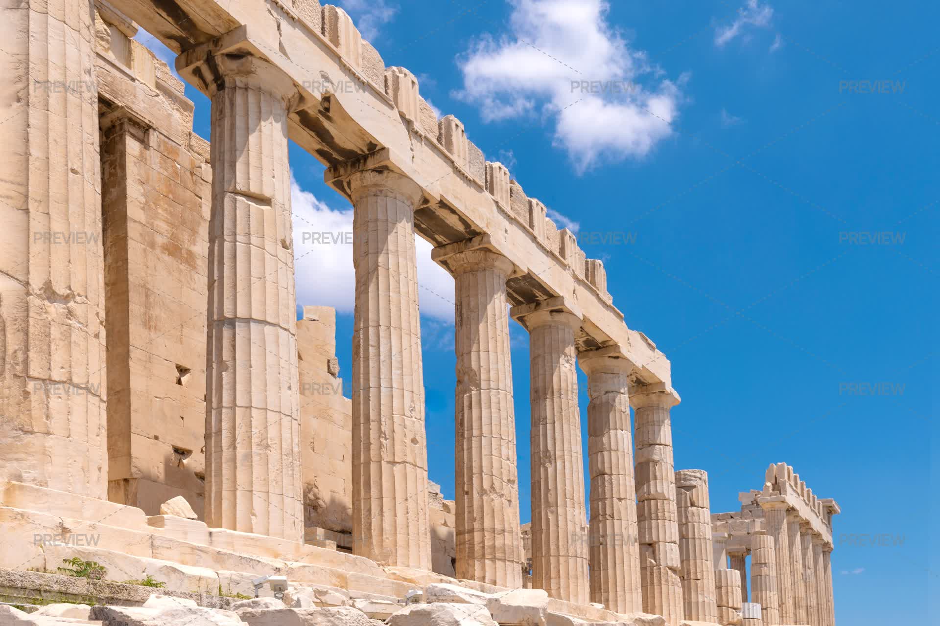 Acropolis Of Athens Greece by eSky Studio - Stock Photos | Motion Array