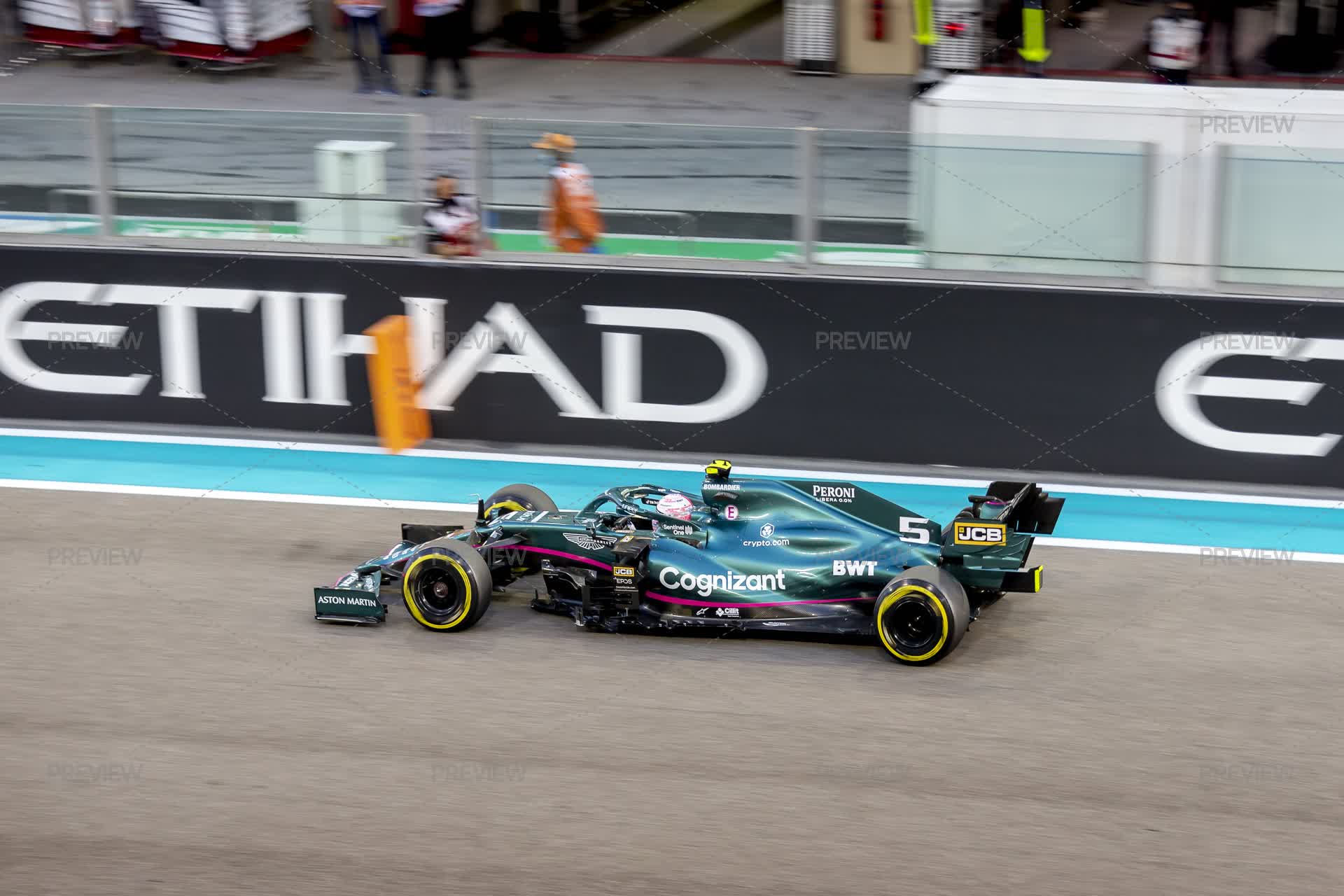 Car Racing At The Abu Dhabi Grand Prix - Stock Photos | Motion Array