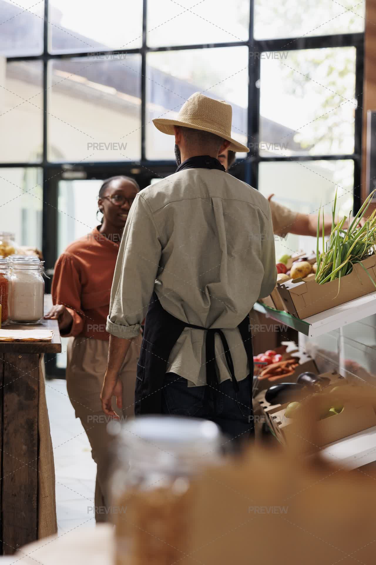 Shoopkeepeer Shopkeeper Provides Expert Advice by DCStudio - Stock Photos | Motion Array