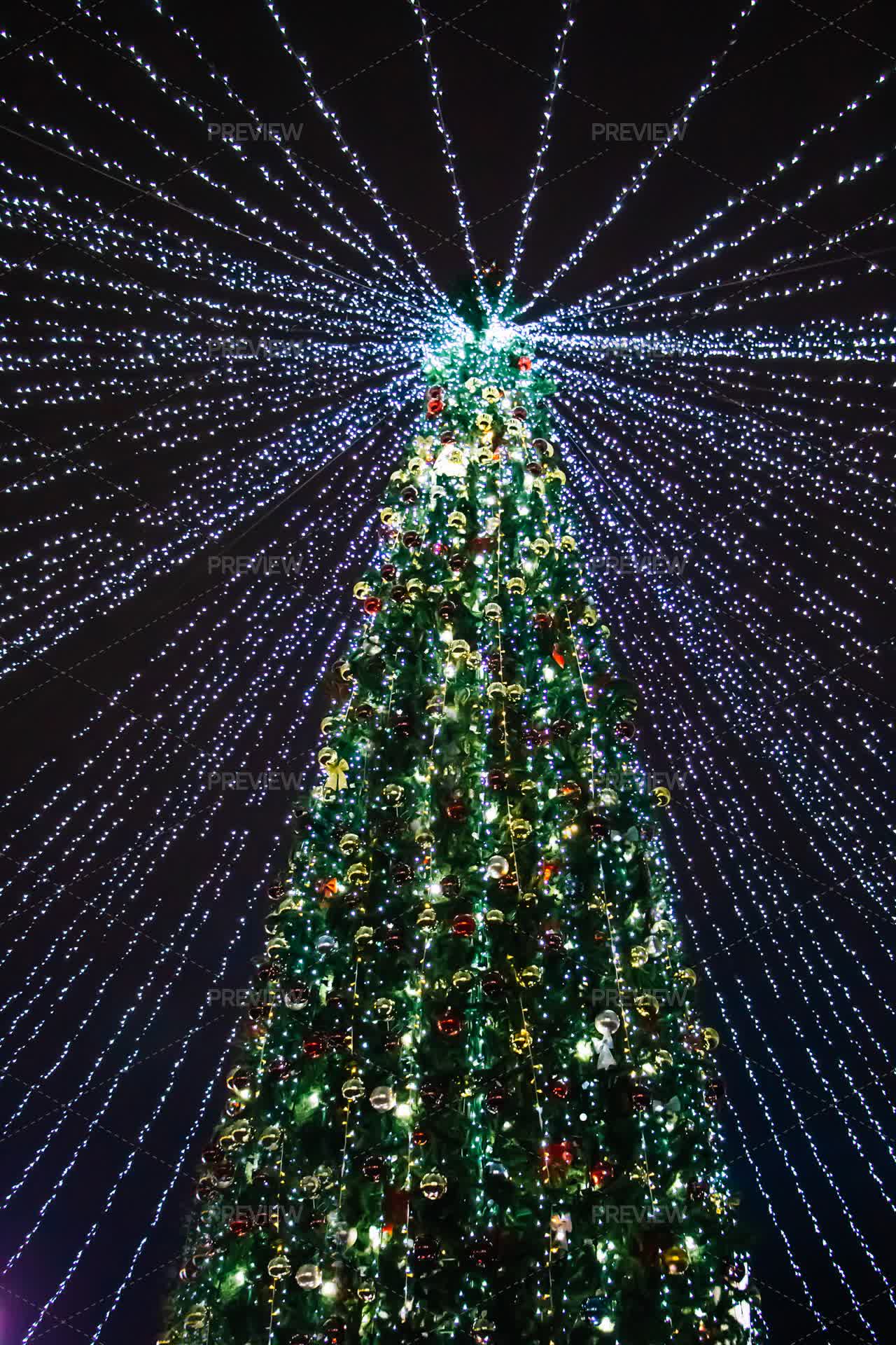 Christmas Tree With Decoration by Pelagija - Stock Photos | Motion Array