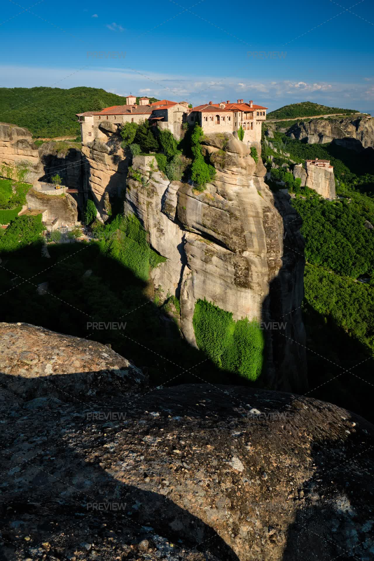 Monasteries Of Meteora, Greece - Stock Photos | Motion Array