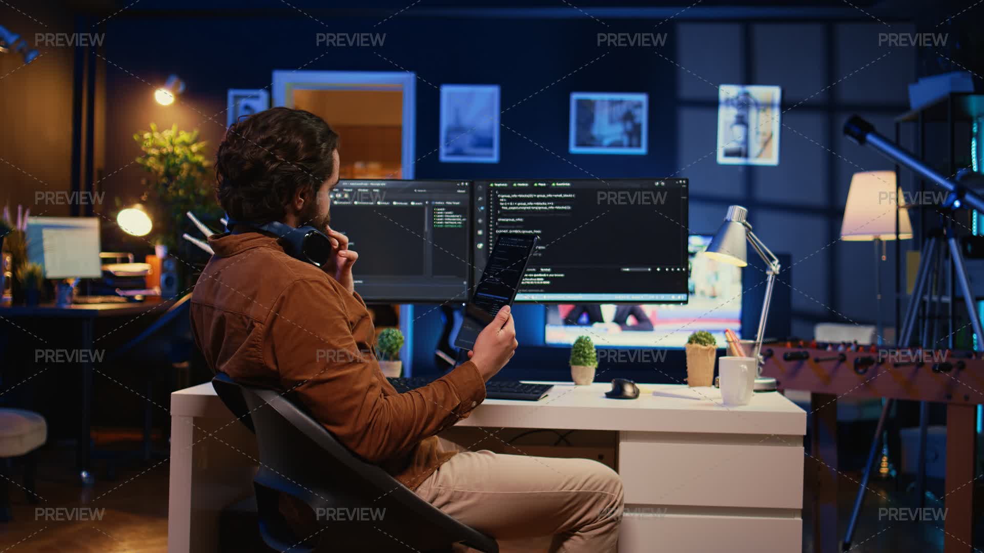 Coding Reference Picture Using It As Reference While Coding On Computer - Stock Photos | Motion ...