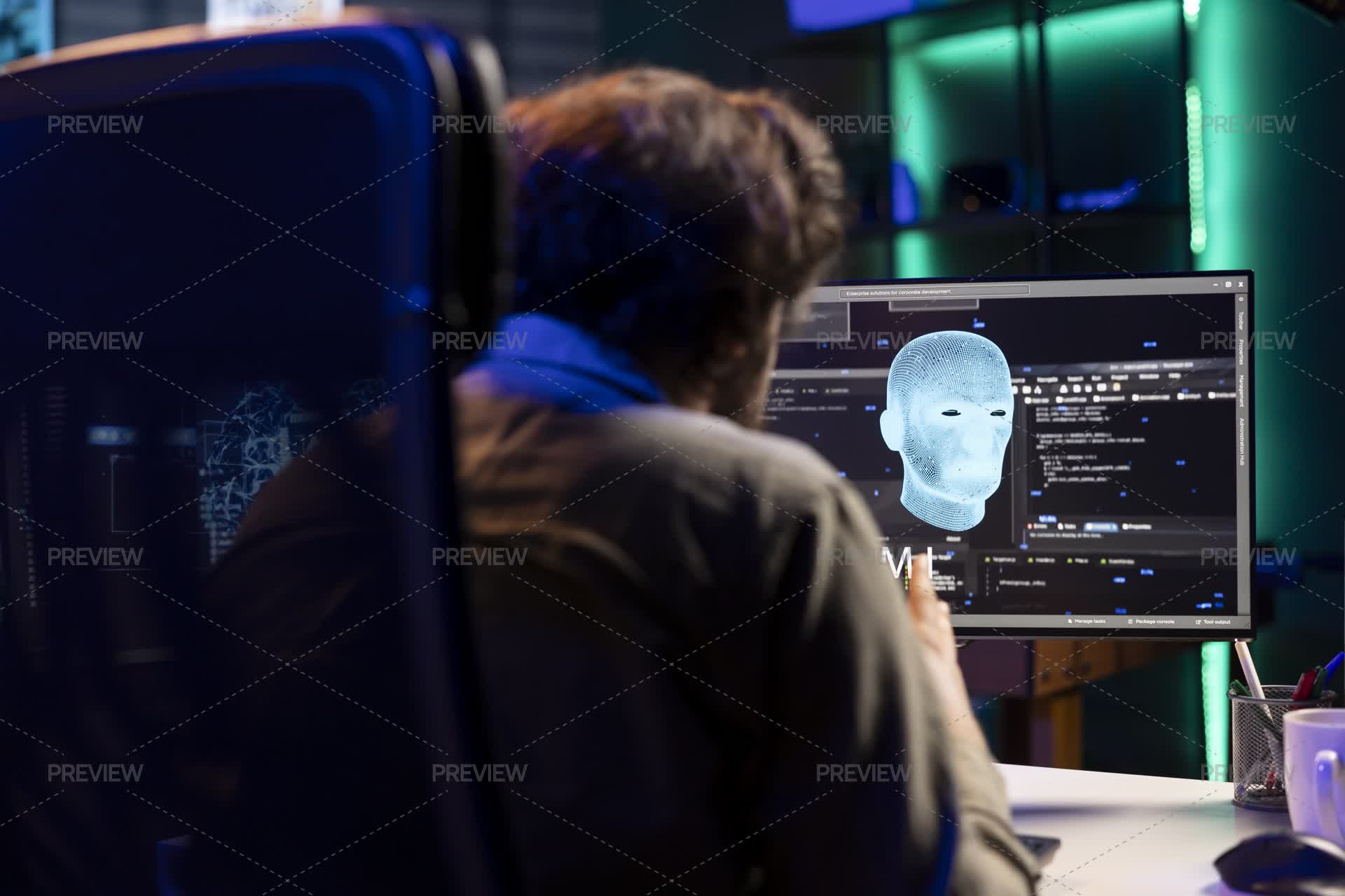 Sentient Ai Gains Humanoid Form Inside Computer Talking With Its ...