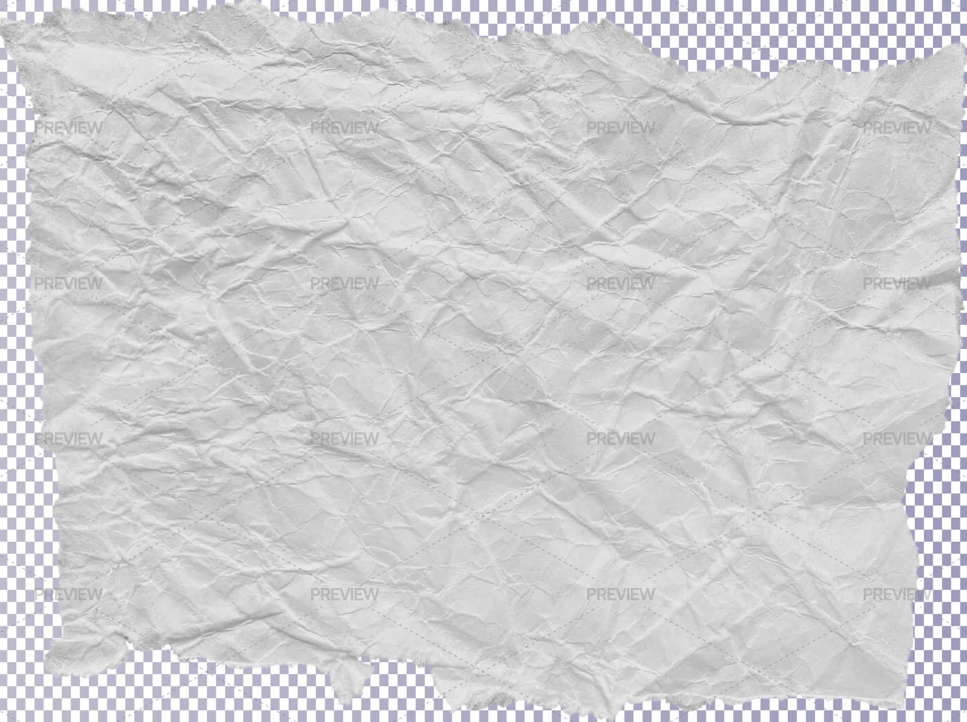 White Ripled Paper White Ripped Crumpled Paper Piece by Ksuview - Stock Photos | Motion Array