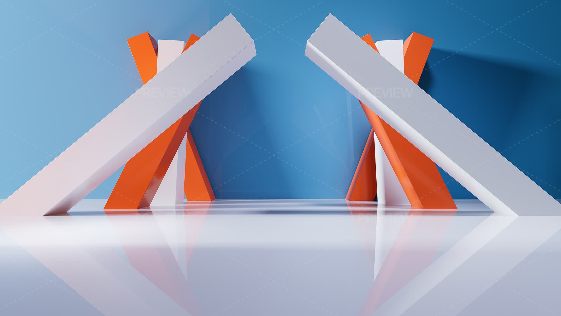 Abstract Geometric Interior Structures by VinkFan - Graphics | Motion Array