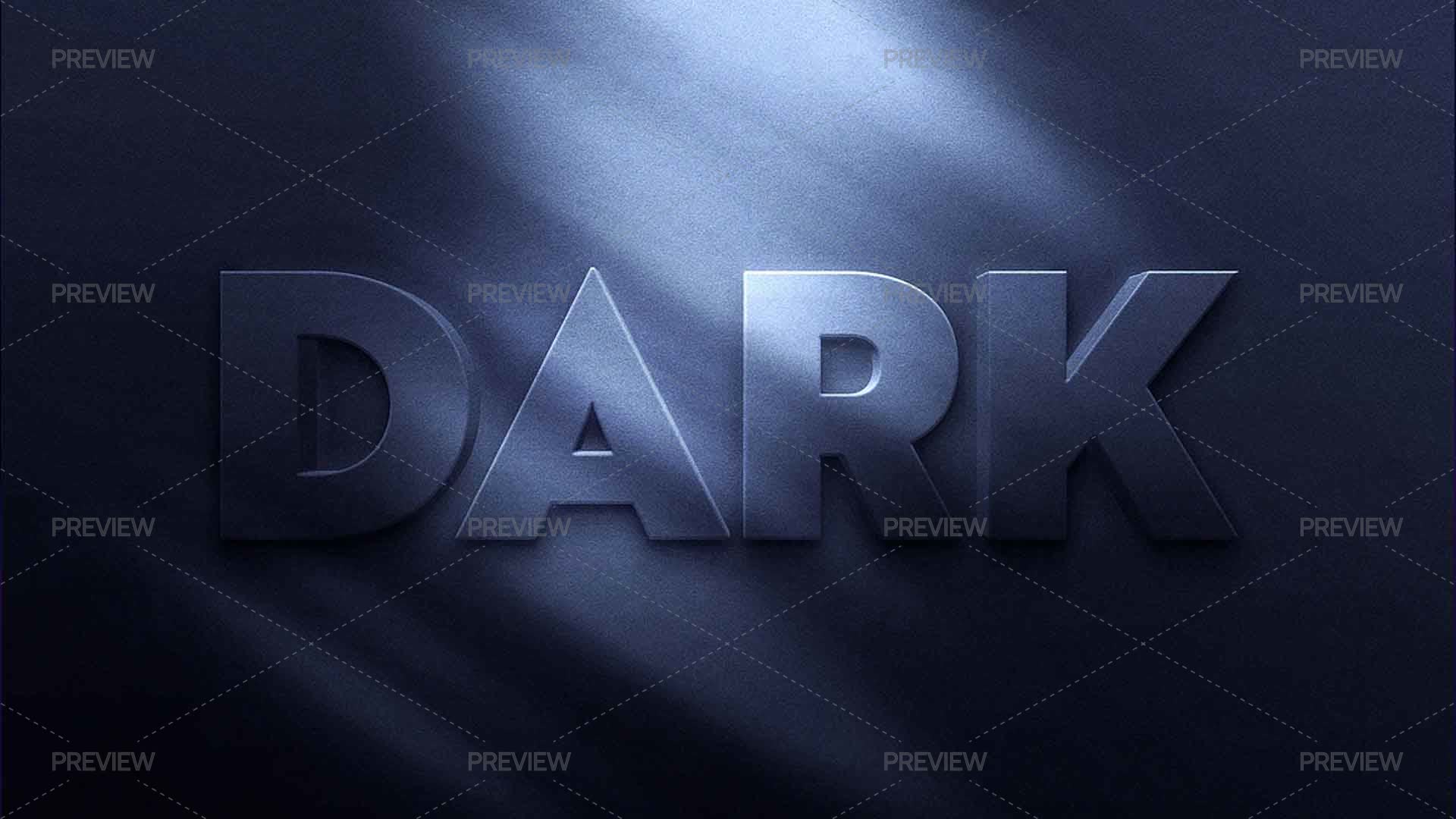 Drive Text Dark Dark Text Effect by Pixelbuddha - Graphics | Motion Array