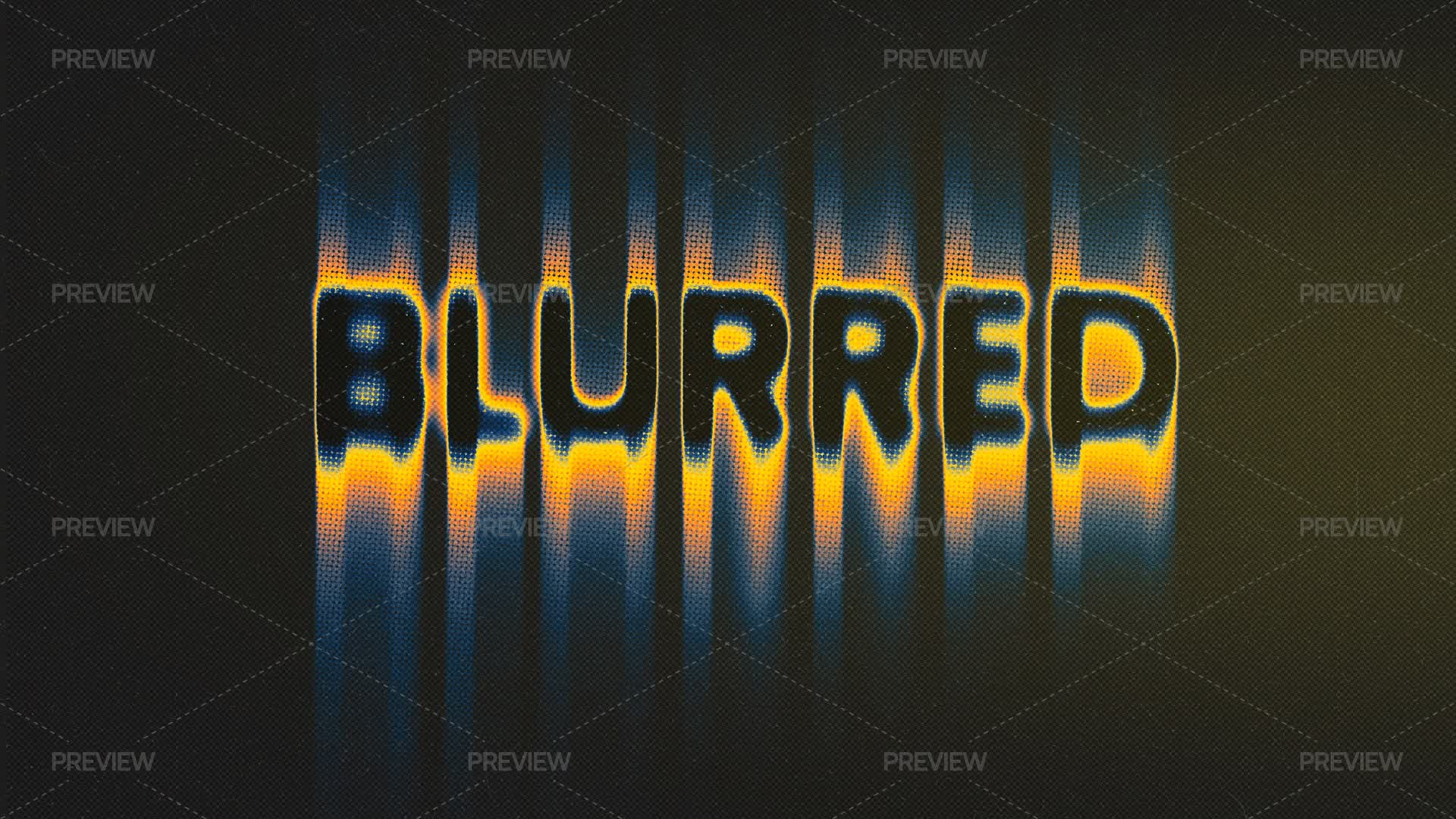 Random Blurred Text Blurred Dots Text Effect by Ibragimov - Graphics | Motion Array