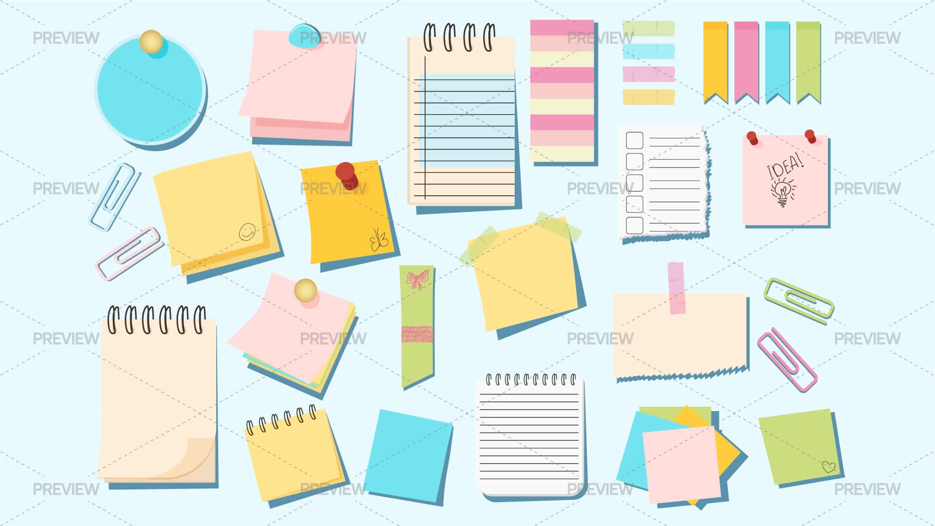 25 Sticky Notes by alexdndz - Graphics | Motion Array