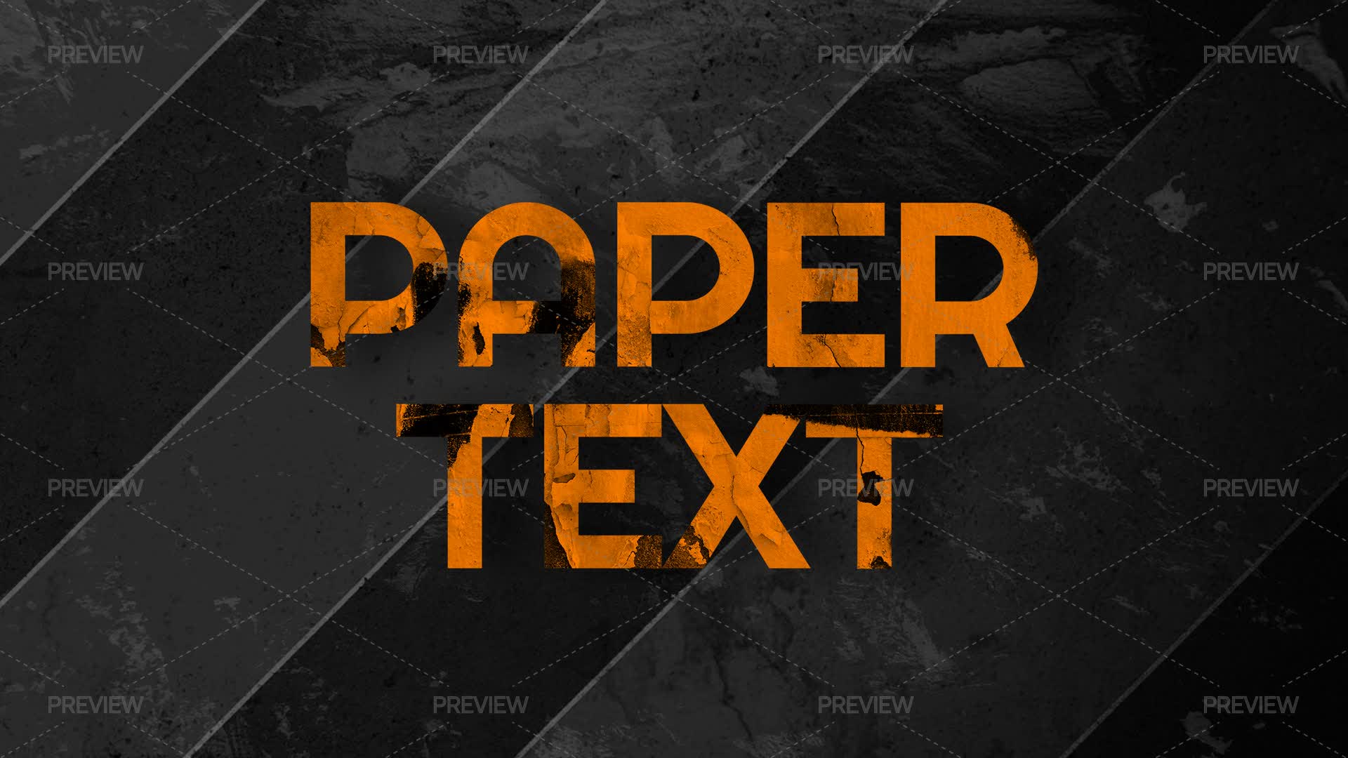 Paper Text Video Paper Text Effect by storegraphic - Graphics | Motion Array