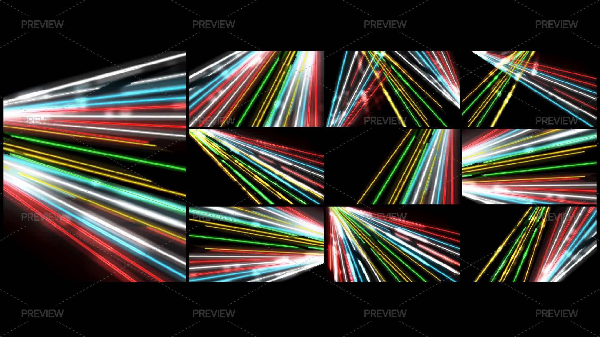 Light Graphics Array 10 Motion Light Overlays by Pitchlook - Graphics | Motion Array