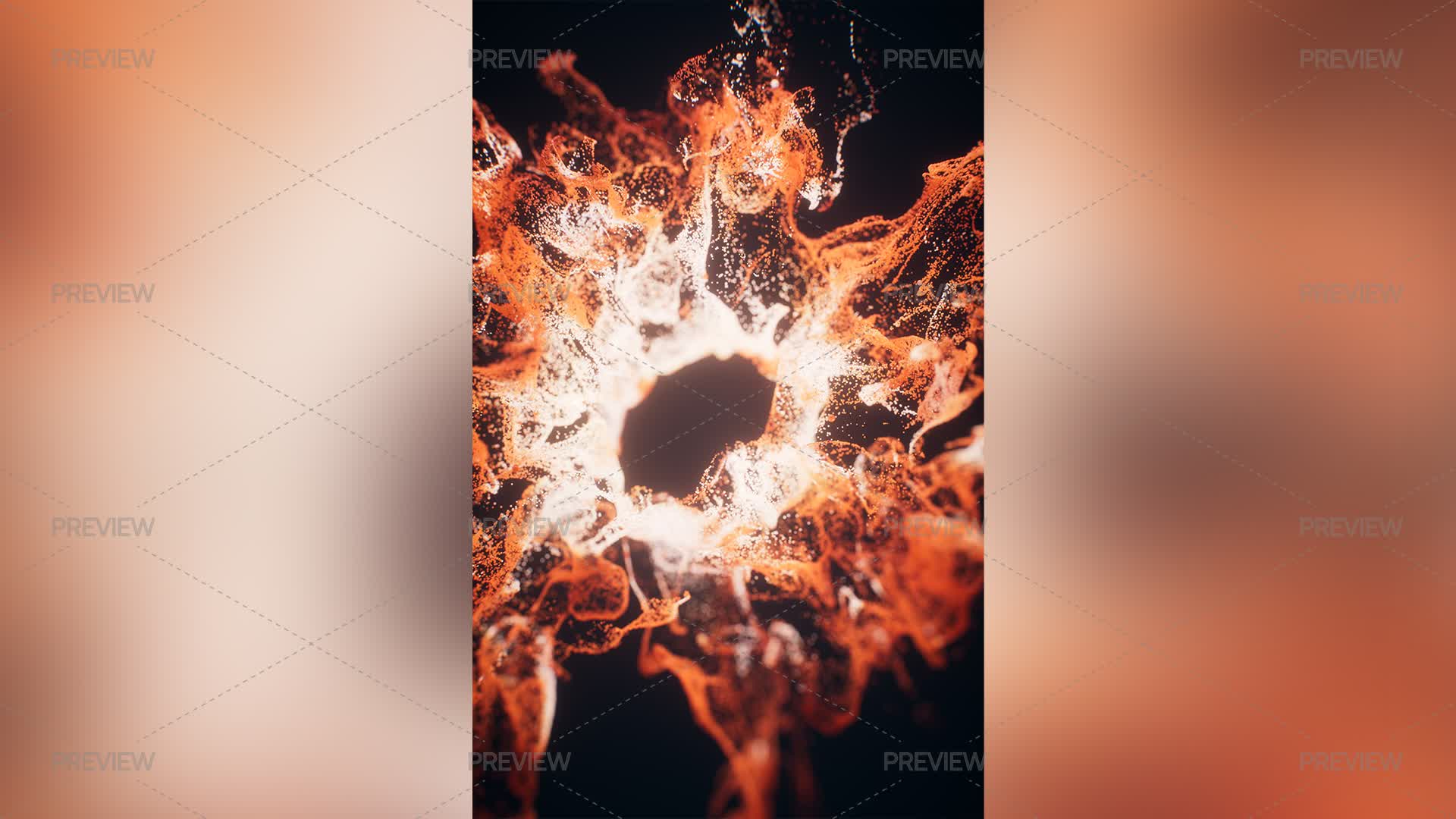 Red Flowing Particles With Explosive Wave by VinkFan - Graphics ...