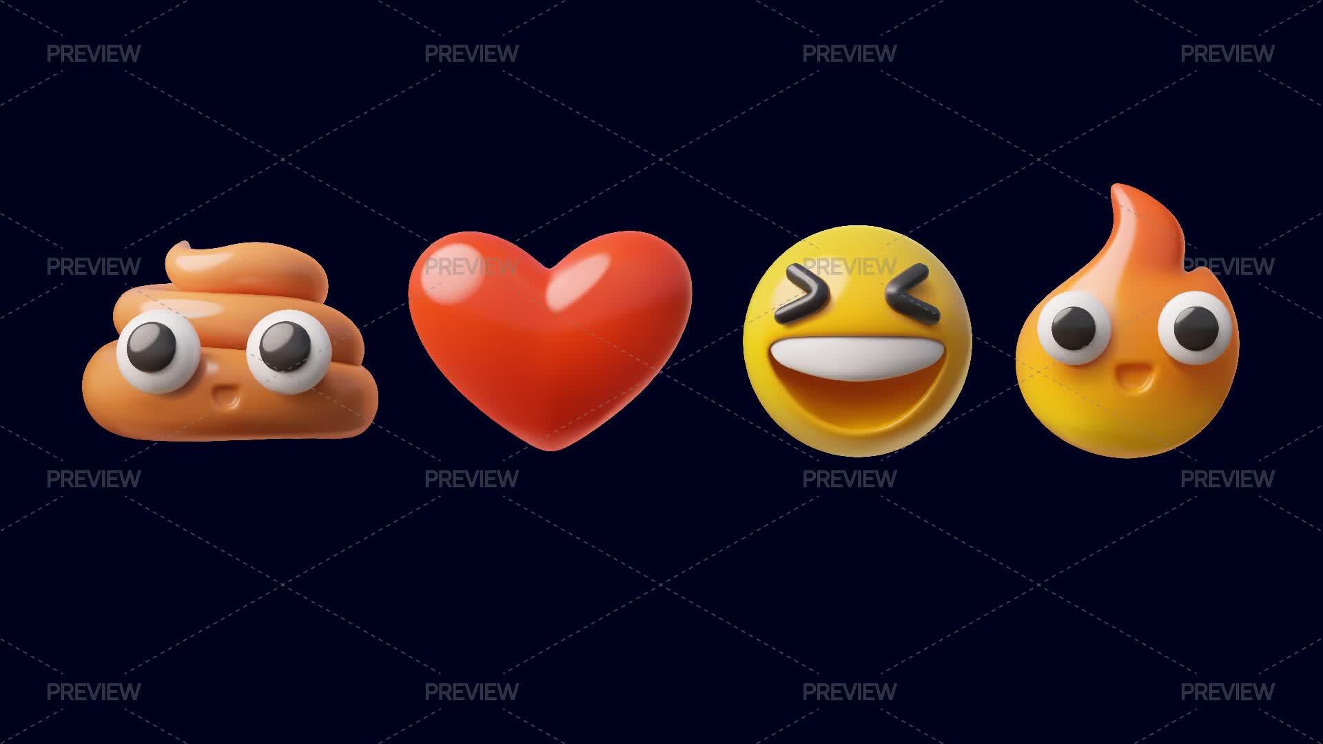 Fire Poop Emoji