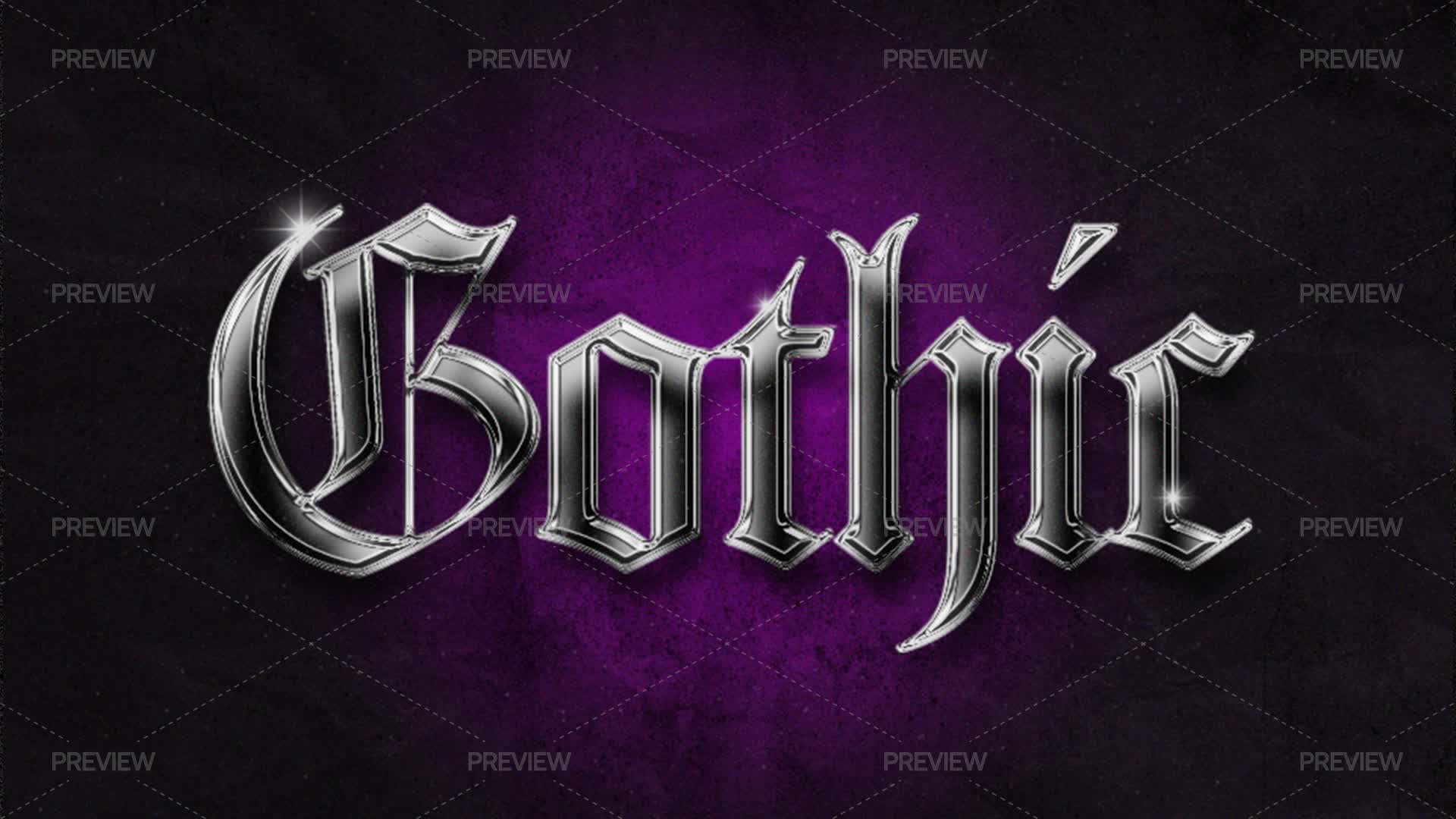 Gothic Text/graphics Gothic Style Text Effect by Wavebreak Media - Graphics | Motion Array