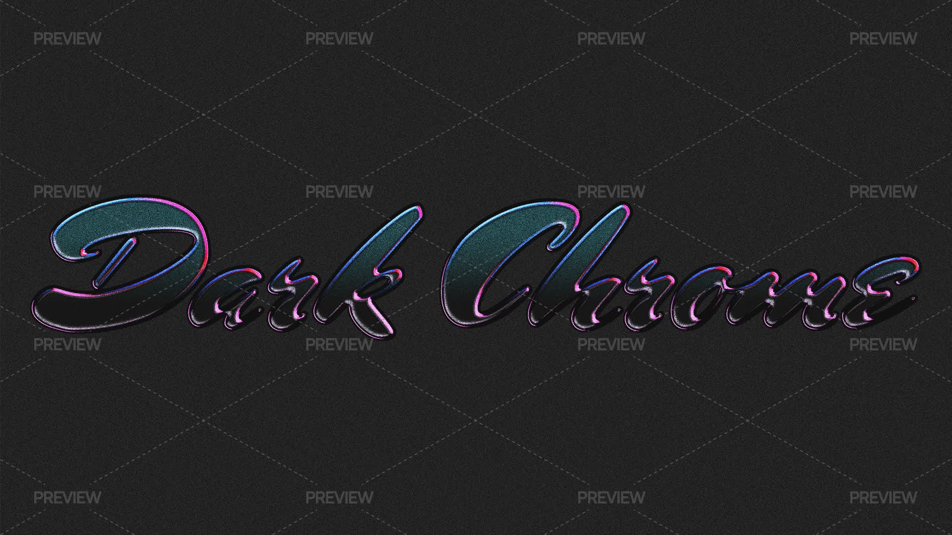 Drive Text Dark Dark Chrome Text Effect by Komax - Graphics | Motion Array