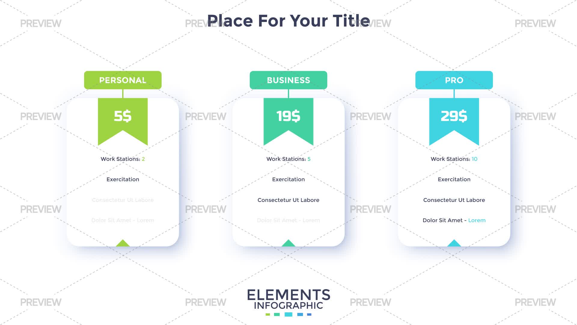 Pricing Subscription Template - Graphics | Motion Array