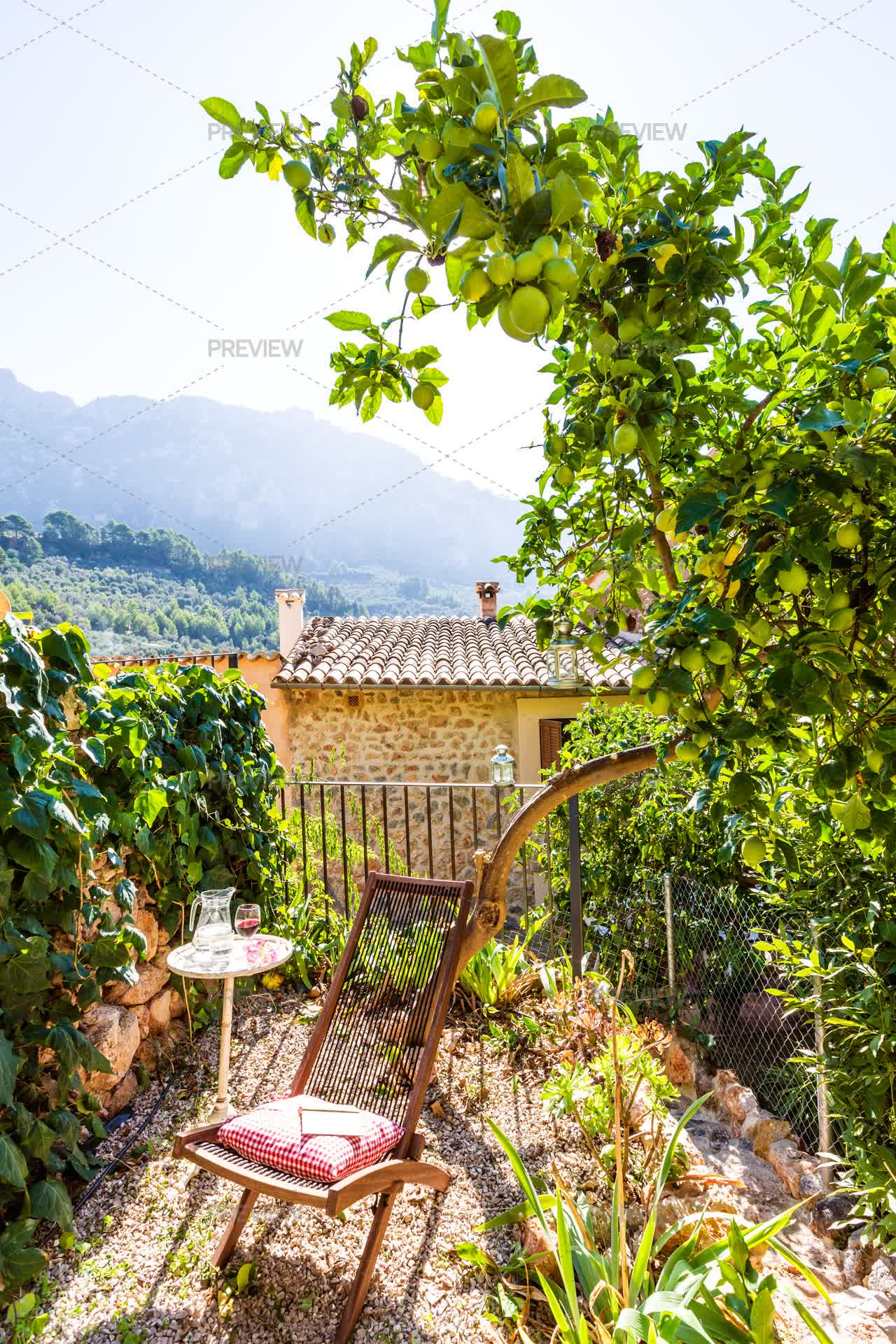 Baleric Sun Balearic Sun On Mallorca Patio - Stock Photos | Motion Array