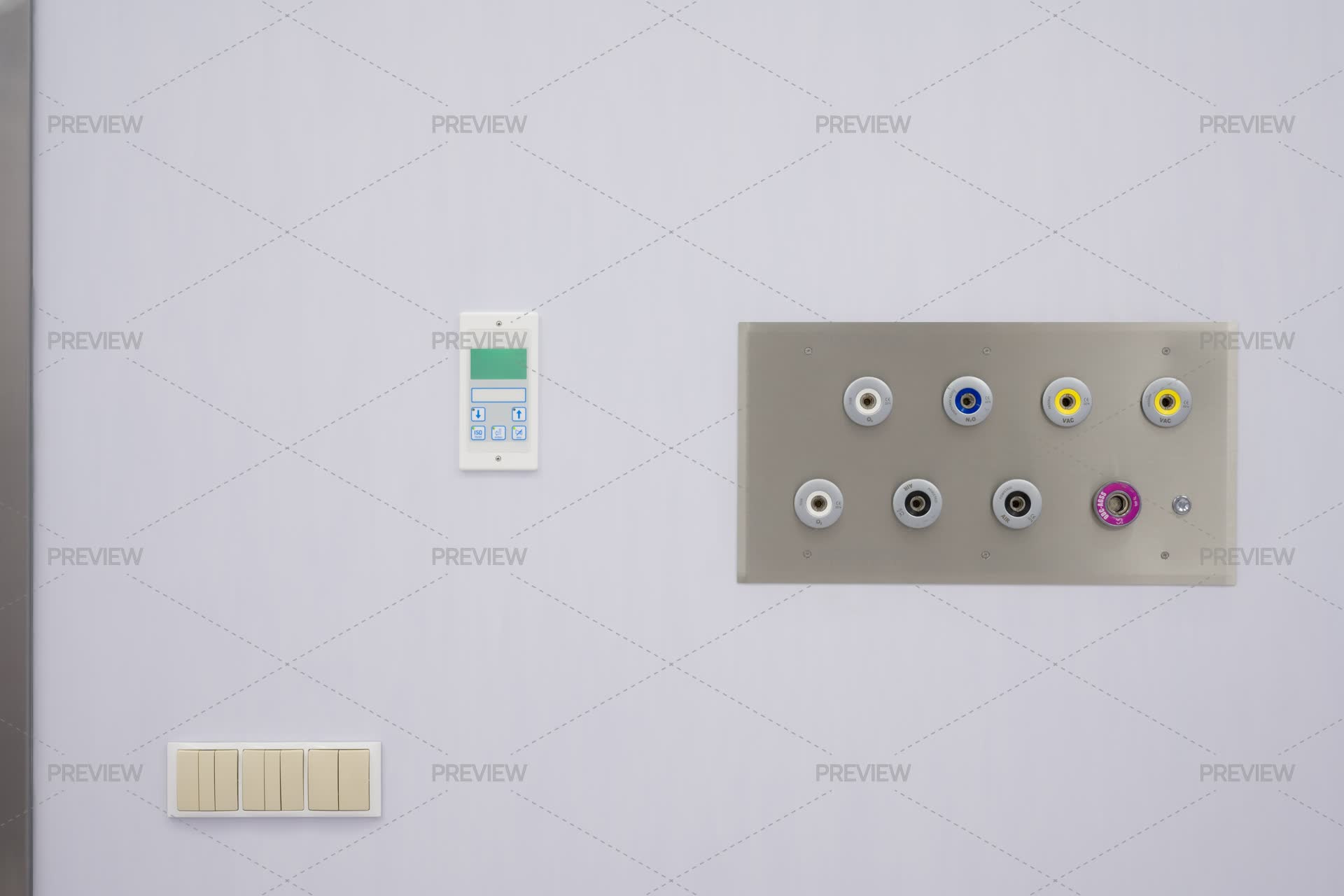 Cms Outlets Medical Gas Outlets, Control Panel, And - Stock Photos | Motion Array