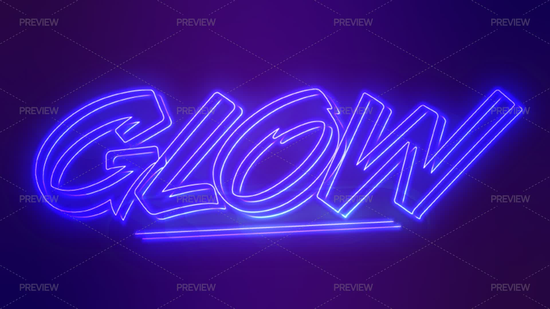 Array Glow Glow Text Effect by Wavebreak Media - Graphics | Motion Array