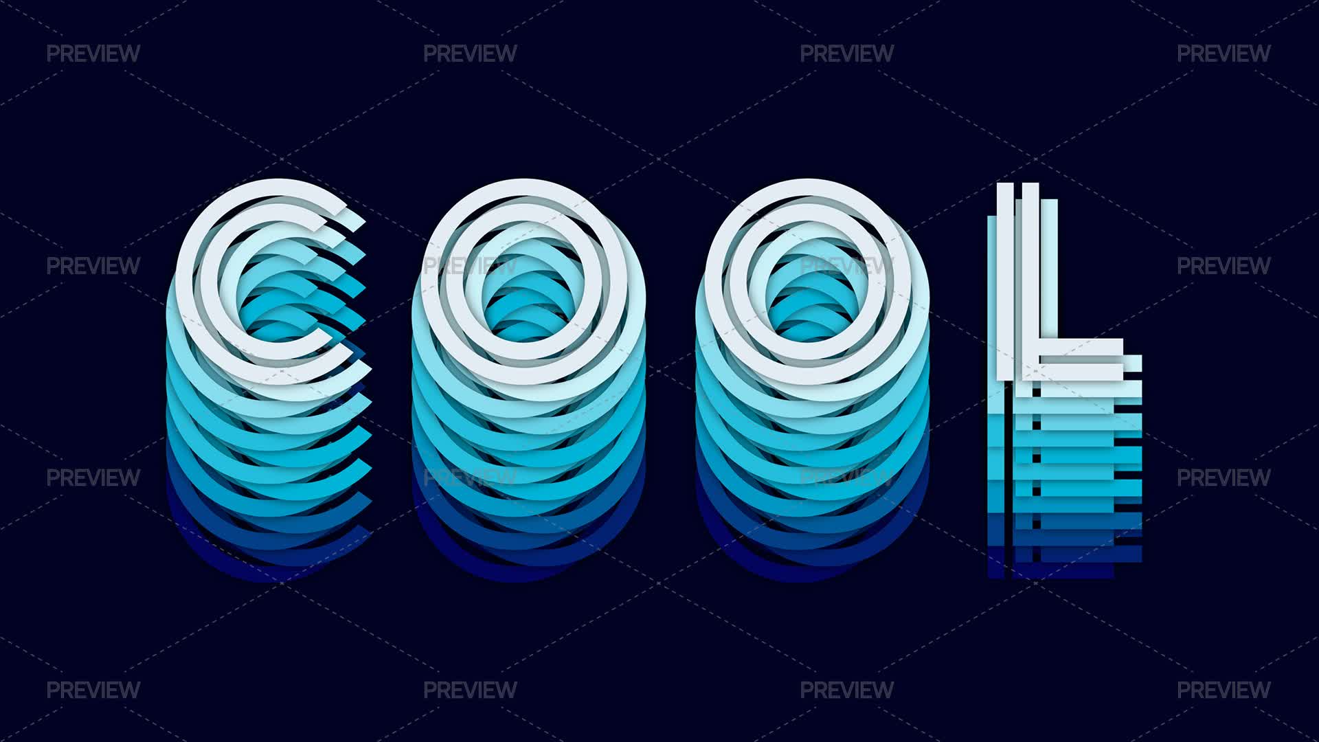 Stacked Text Effect by Wavebreak Media - Graphics | Motion Array