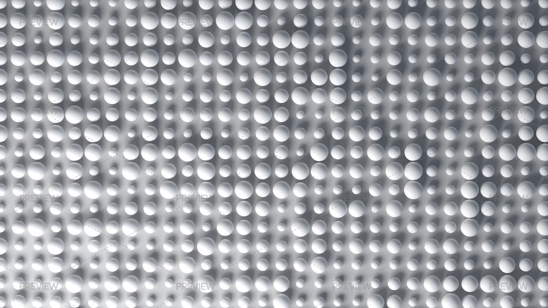 White Sphere Pattern Pattern Of White Spheres From Top View - Graphics | Motion Array