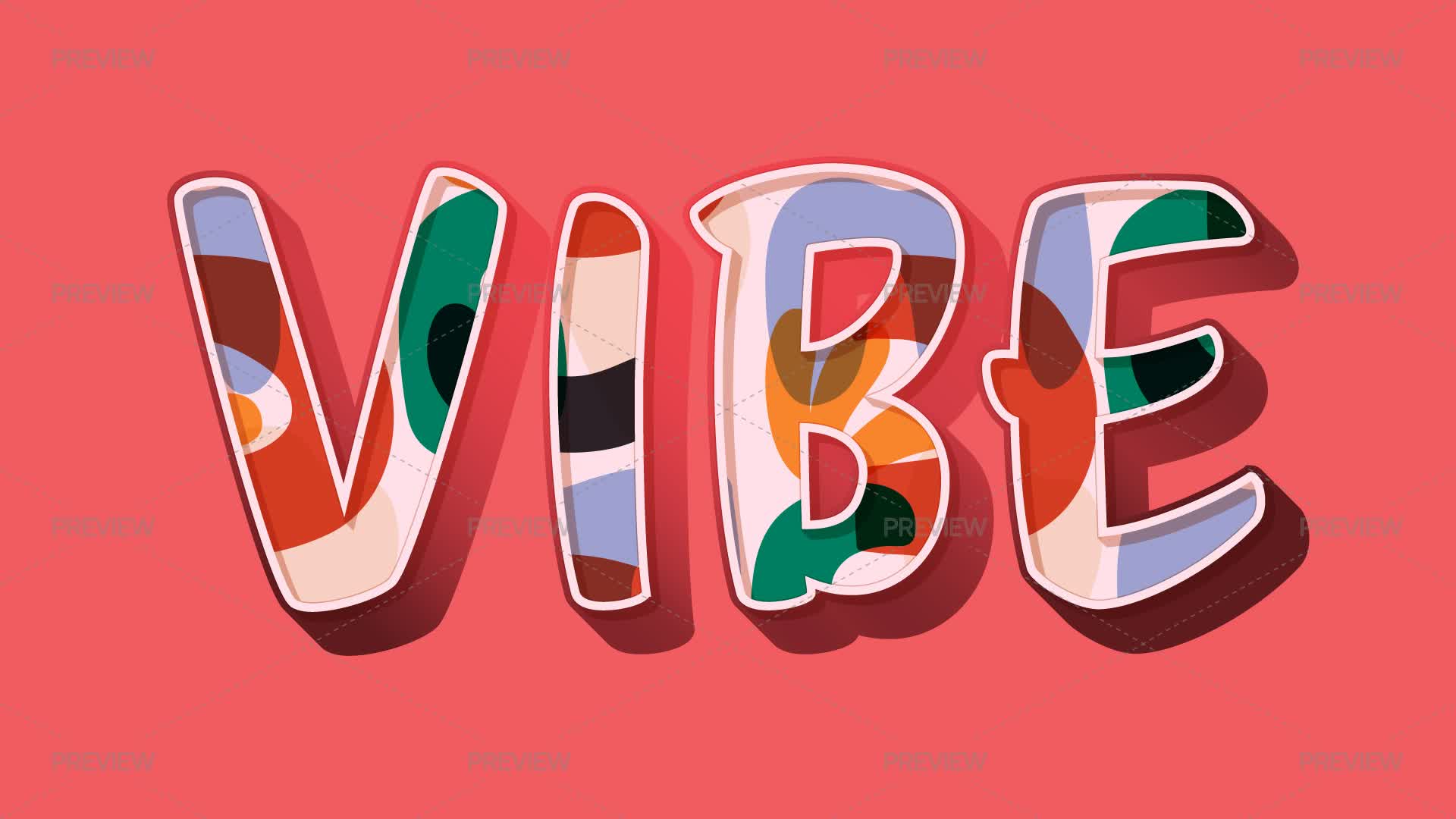 Patterned Text/graphics Patterned Text Effect - Graphics | Motion Array