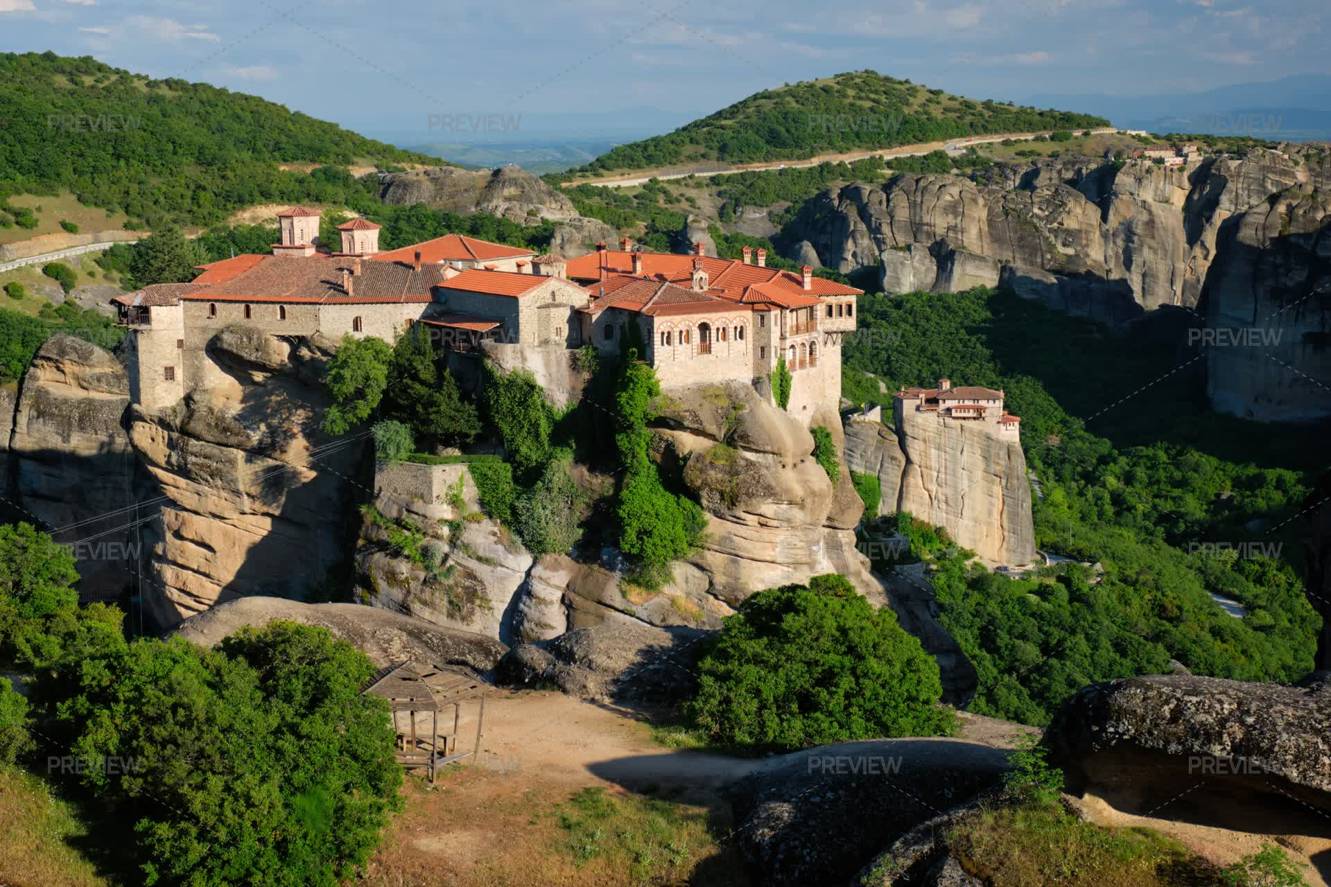 Monasteries Of Meteora, Greece - Stock Photos | Motion Array