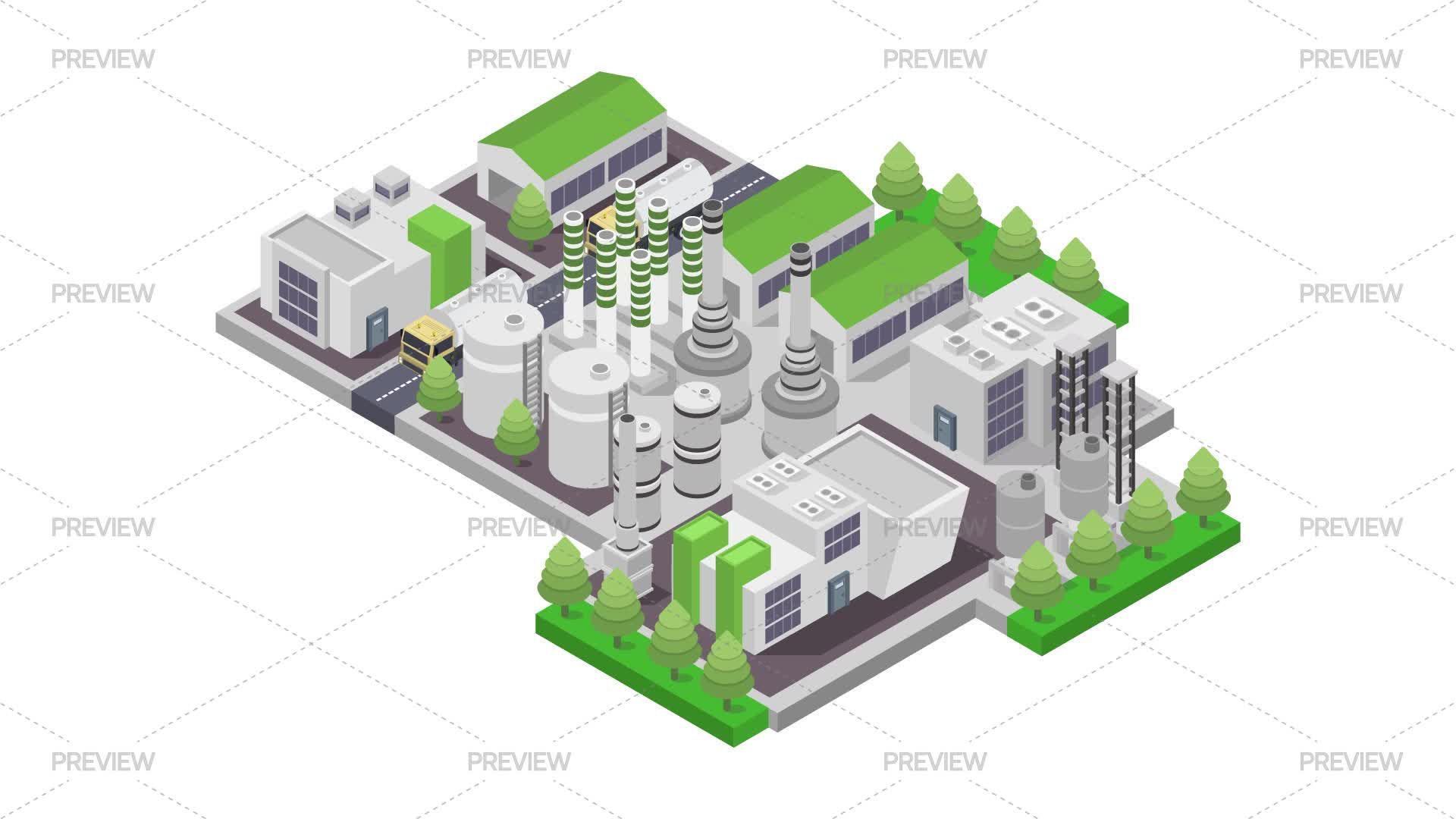 Bio Petroleum Plant - Graphics | Motion Array