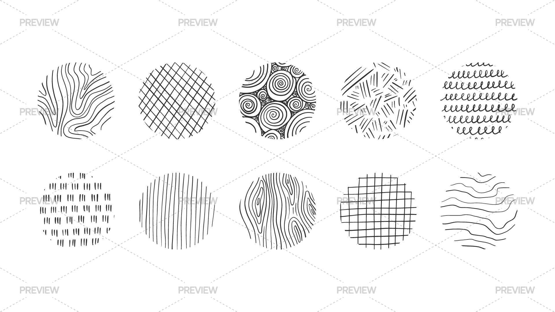 Round Linear Patterns - Graphics | Motion Array