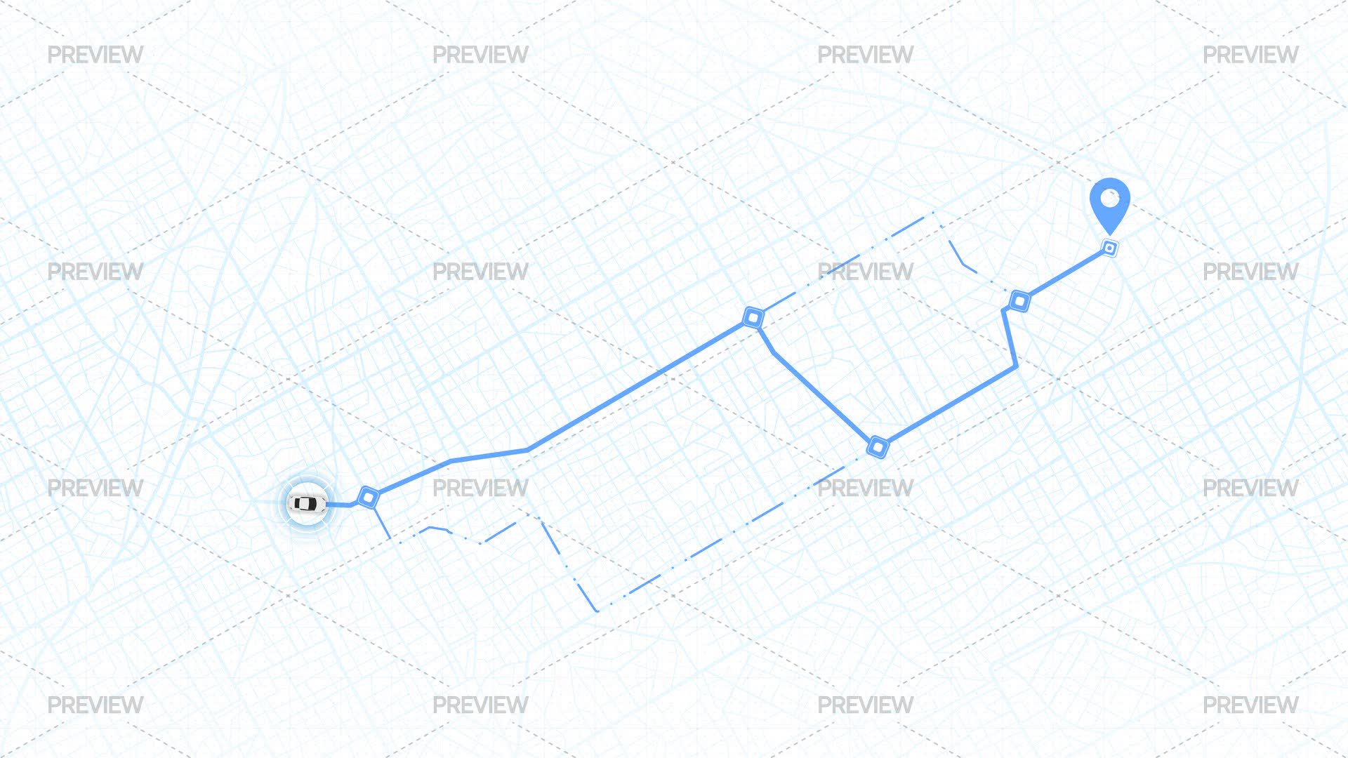 Alernative Route Alternative Navigation Routes by Aqi49 - Graphics | Motion Array