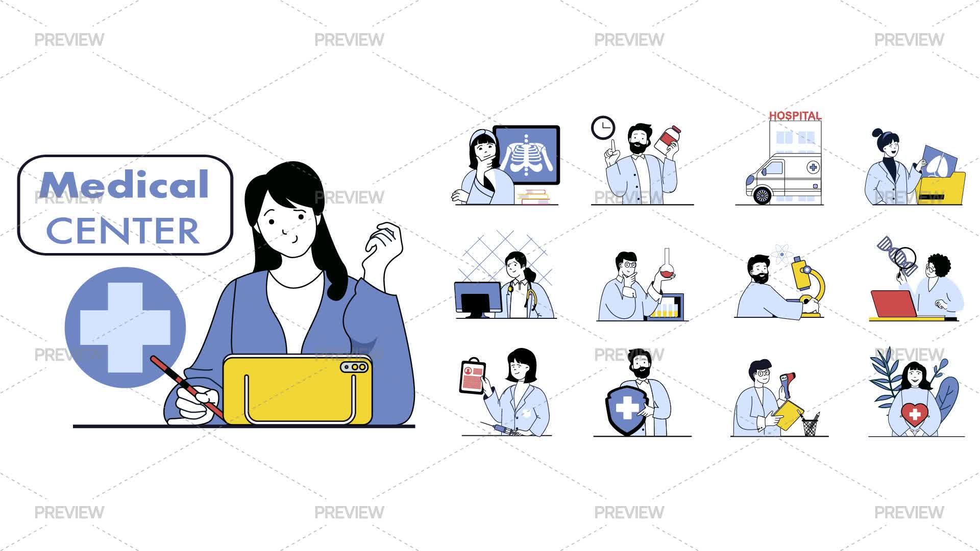 Medicav Graphics Medical Illustrations - Graphics | Motion Array