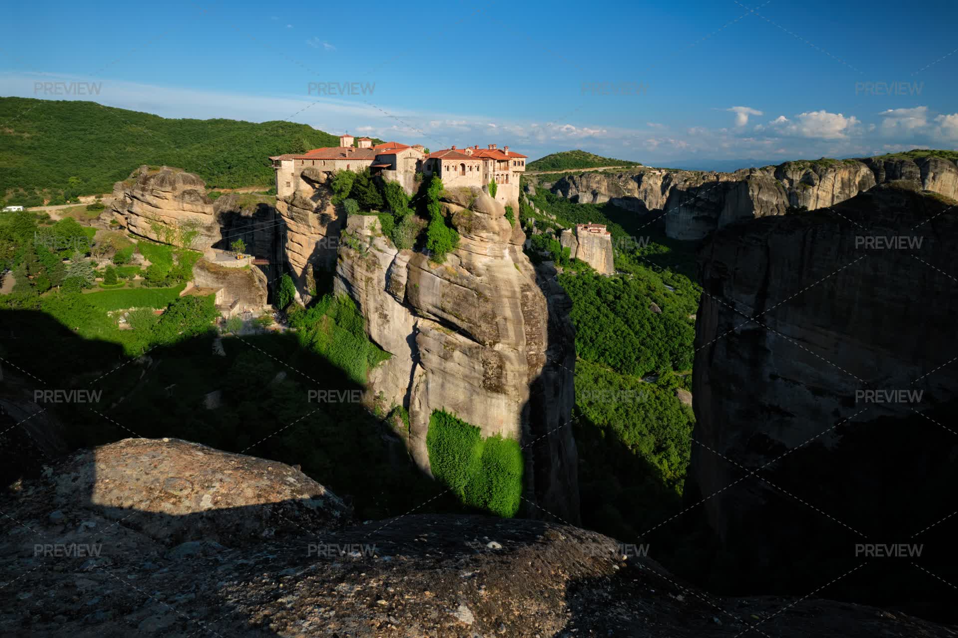 Monasteries Of Meteora, Greece - Stock Photos | Motion Array