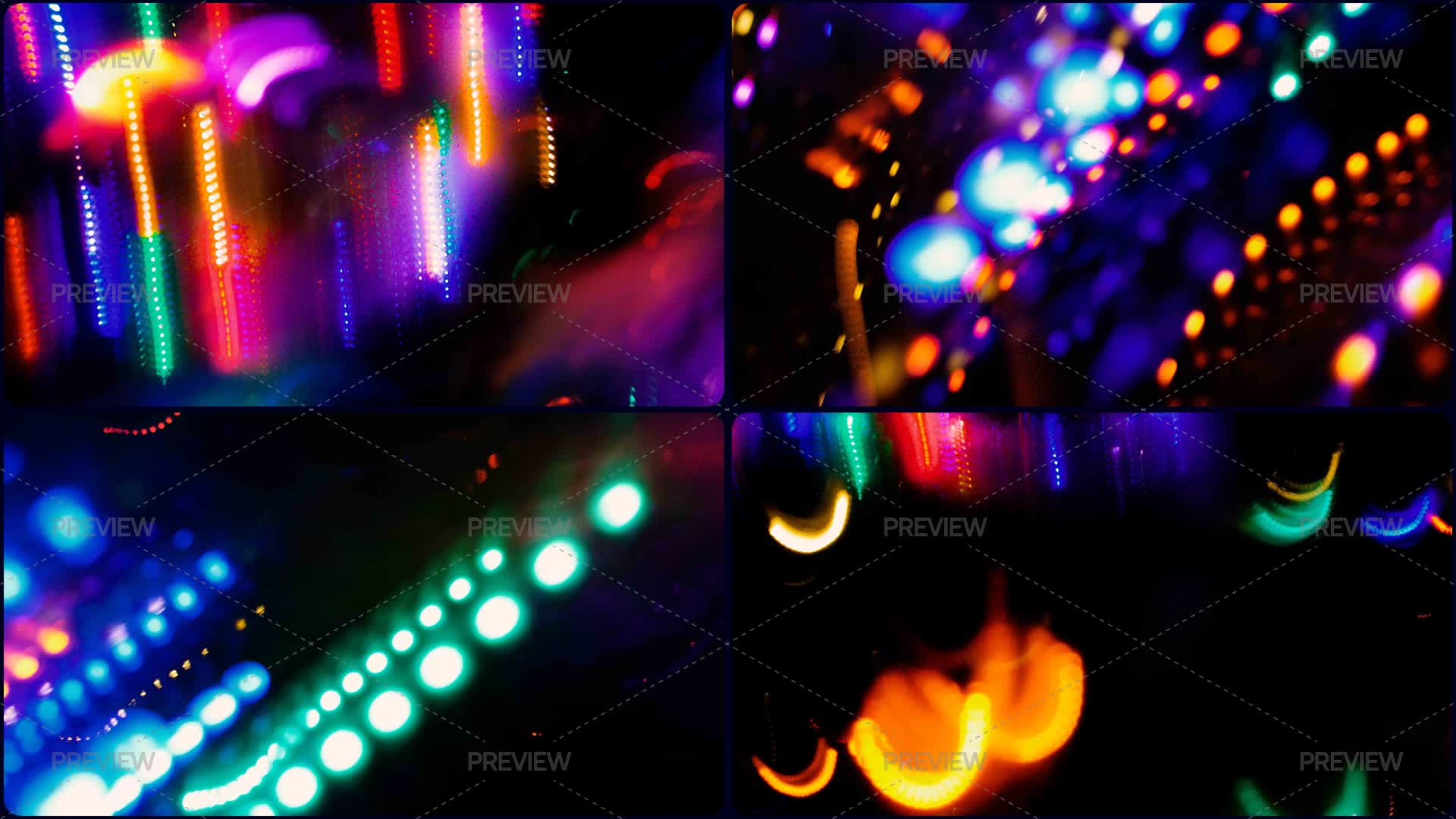 Light Graphics Array Street Neon Lights Overlay Pack by Think Make Push - Graphics | Motion ...