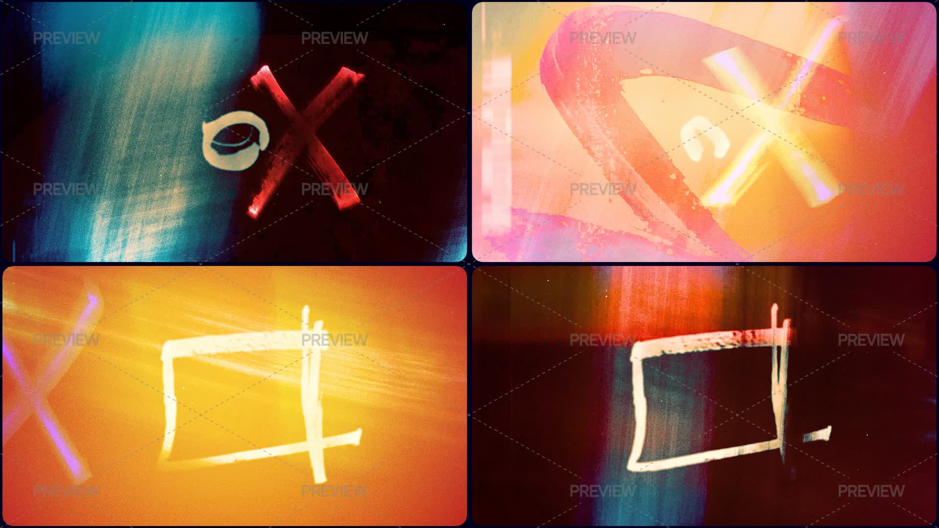 Old Film Cinemarkers Overlay Pack by Think Make Push - Graphics ...