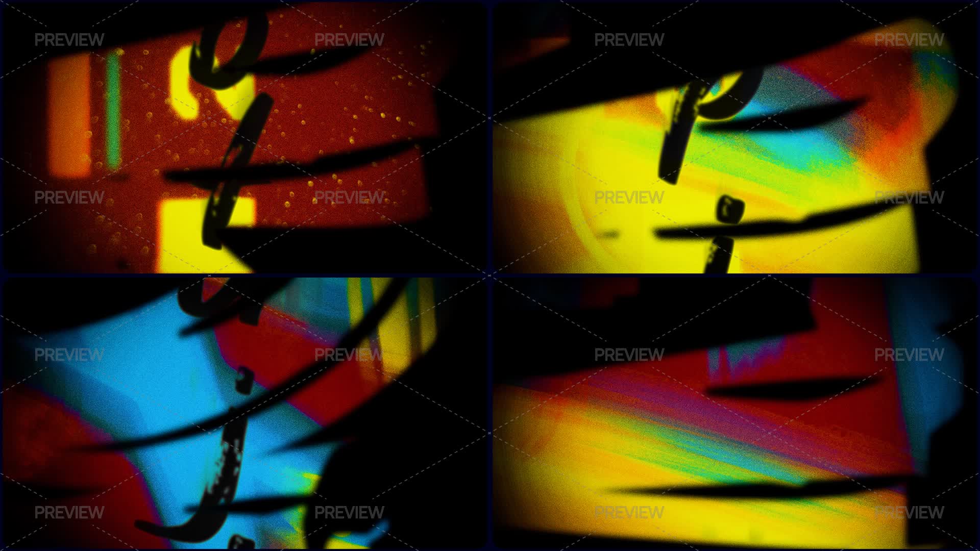Colorful Comic Book-Inspired Overlays - Graphics | Motion Array