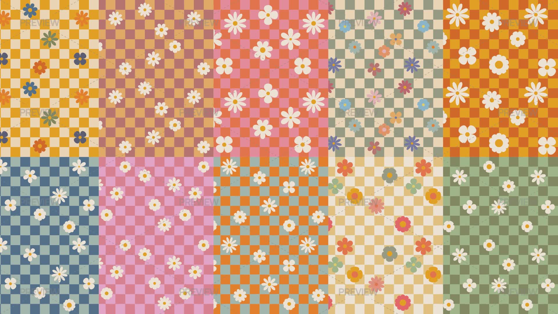 Floral Seamless Patterns - Graphics | Motion Array