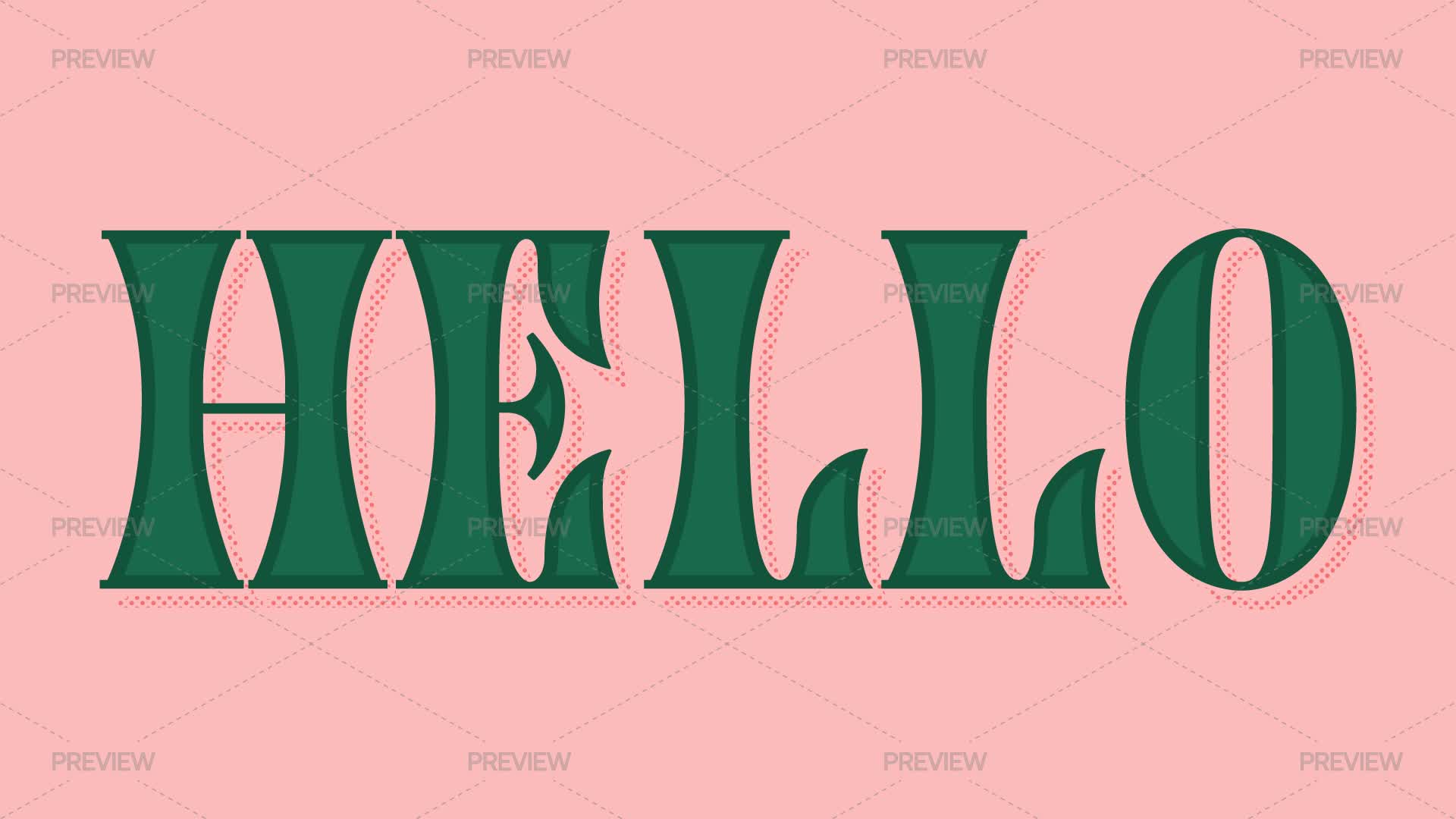 Patterned Text Example Patterned Text Effect - Graphics | Motion Array