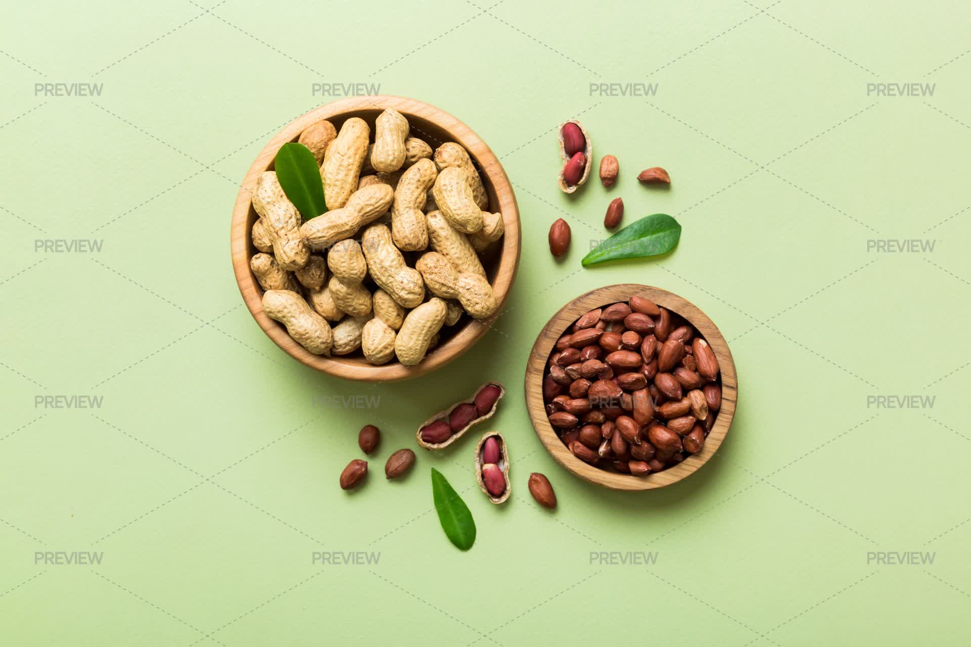 Peanuts In A Bowl . Top View by SNeG17 - Stock Photos | Motion Array