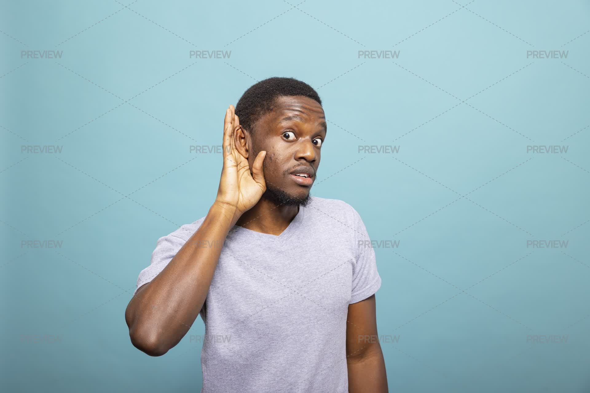 Question Closely Man Listening Closely On A Conversation by DCStudio - Stock Photos ...
