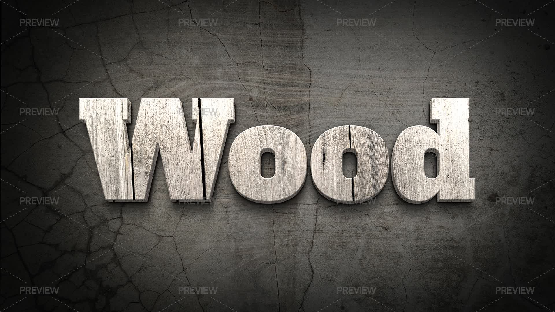 Rustic Wooden Text Effect - Graphics | Motion Array