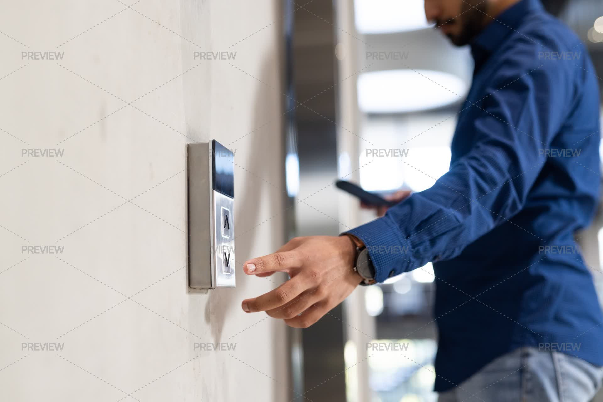 Person Using Access Control System - Stock Photos | Motion Array