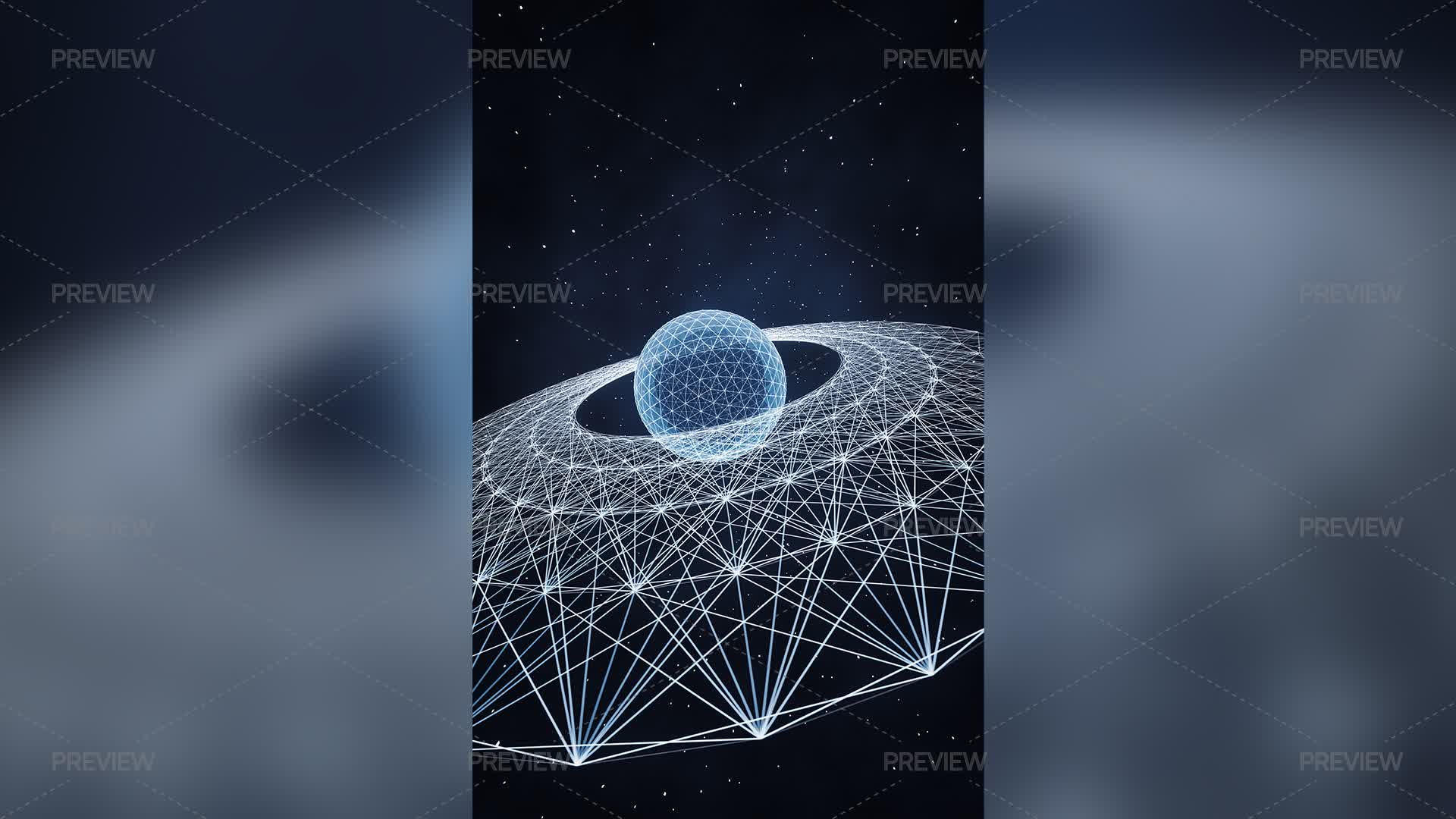 Computer Graphics Sphere Digital Sphere With Glowing Lines by VinkFan - Graphics | Motion Array