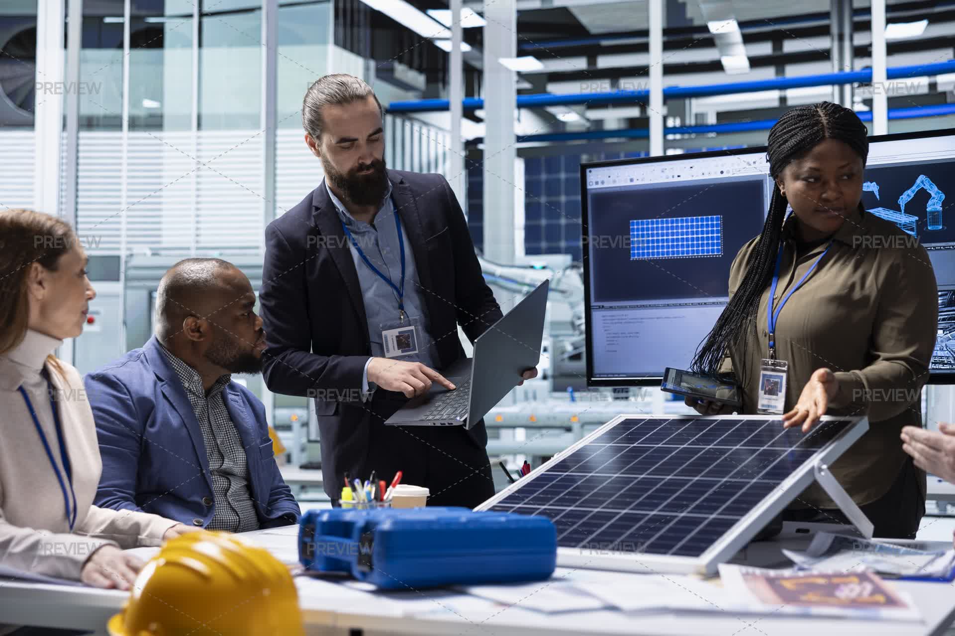 Solar Lab References Scientists In Solar Technology Lab Doing Research And Development ...