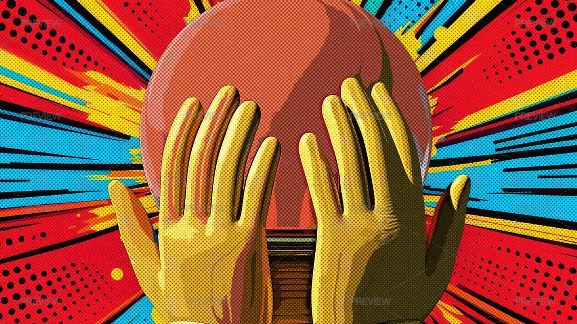 Pop Motion Graphics Colorful Pop Art Photo Effect - Graphics | Motion Array