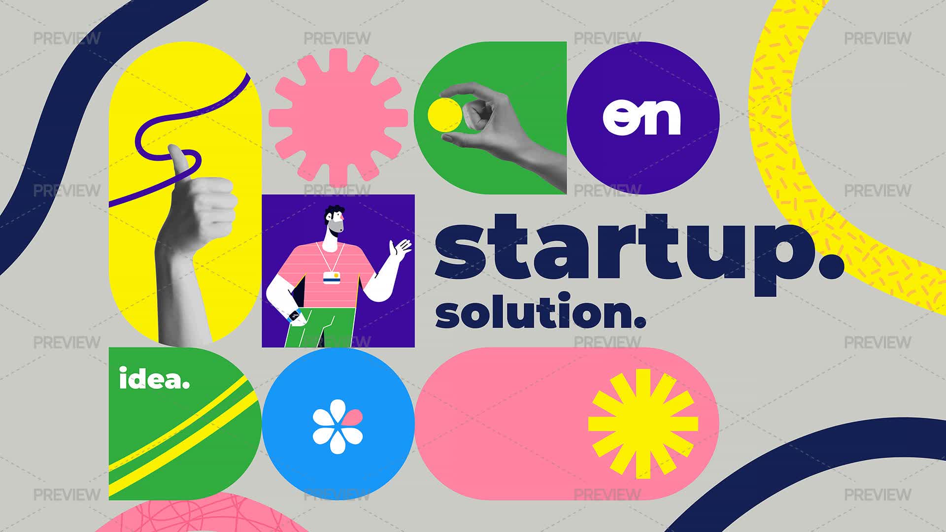 Startup Graphics Startup Business Abstract Banner - Graphics | Motion Array